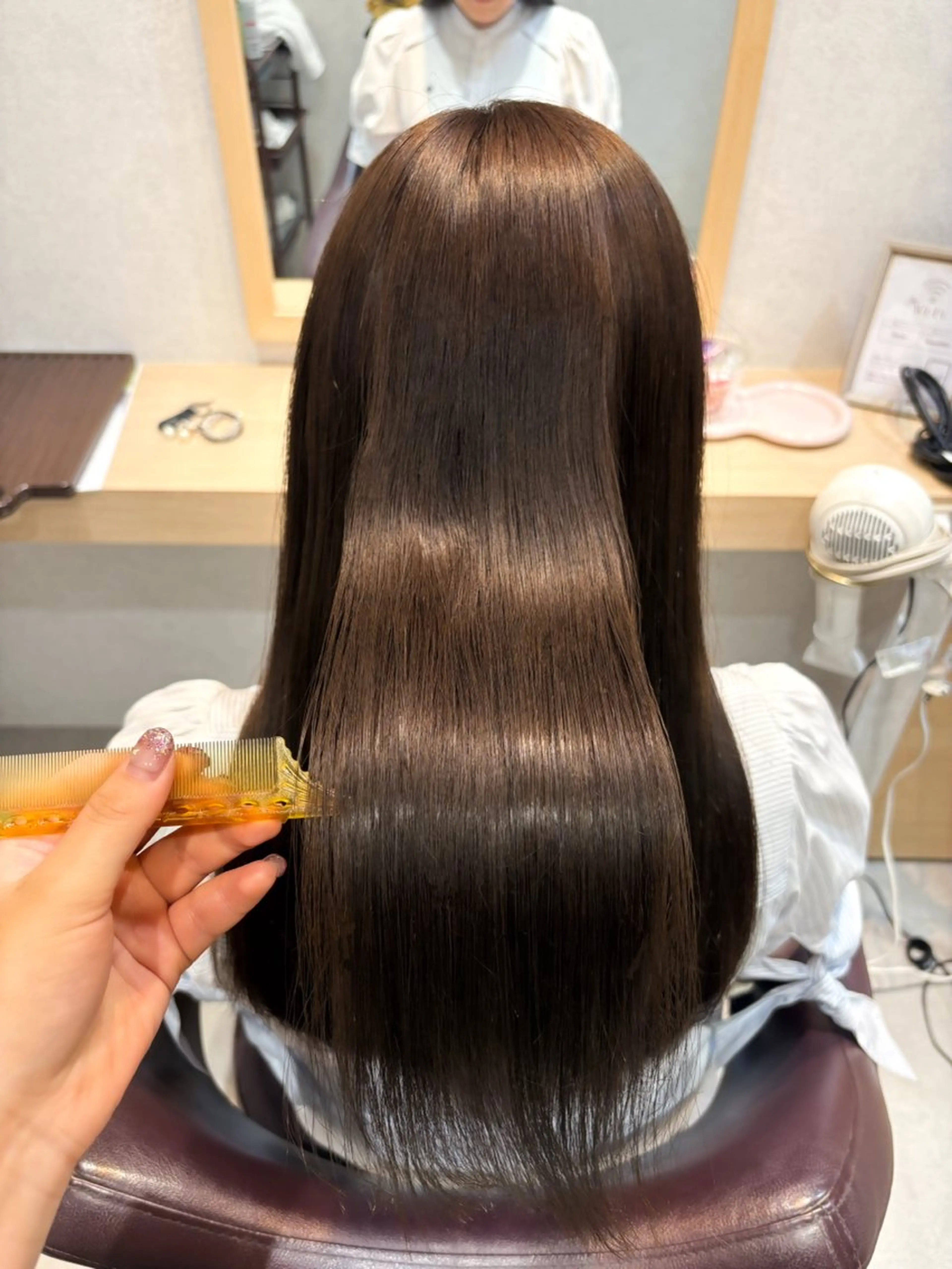 ロング カラー カット ヘアカラー 透明感/暖色/艶感 💍TAMA💍のヘアスタイル