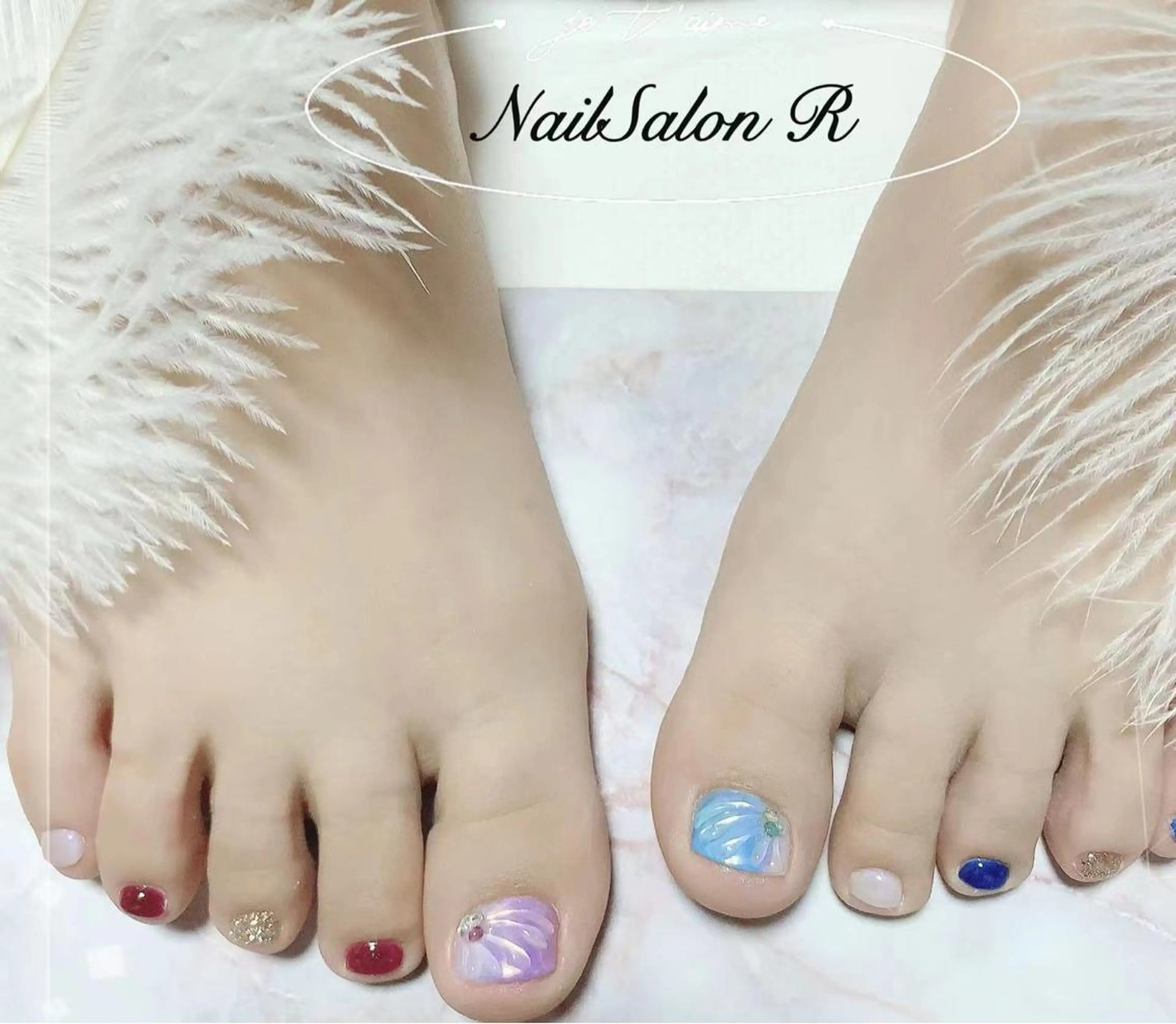 ネイル フットネイル NailSalon R(ネイルサロンアール)所属・NailSalonR 宮里のネイルデザイン