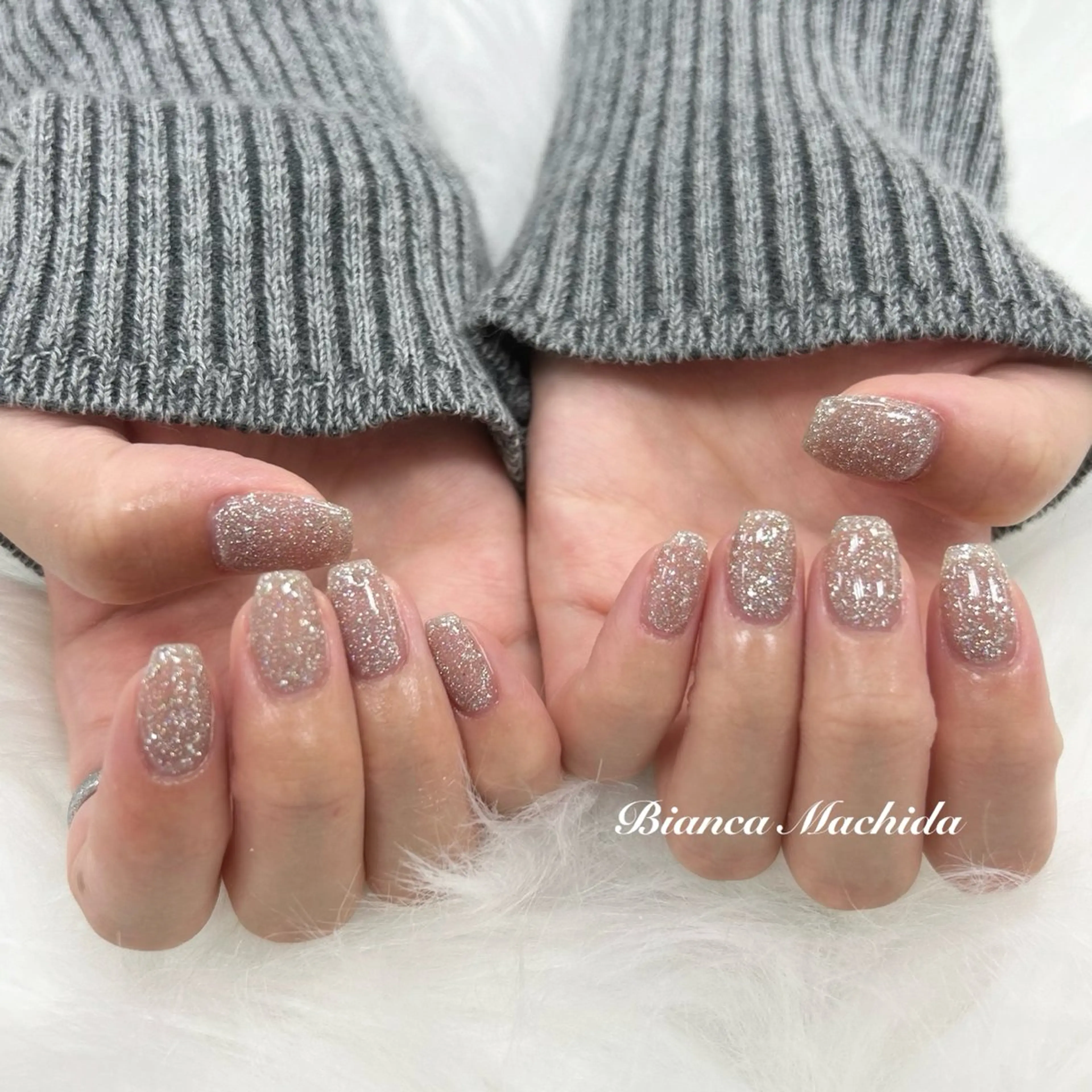 【HAND/オフあり】💎マグネットorフラッシュネイル💎※オフ代別途の写真