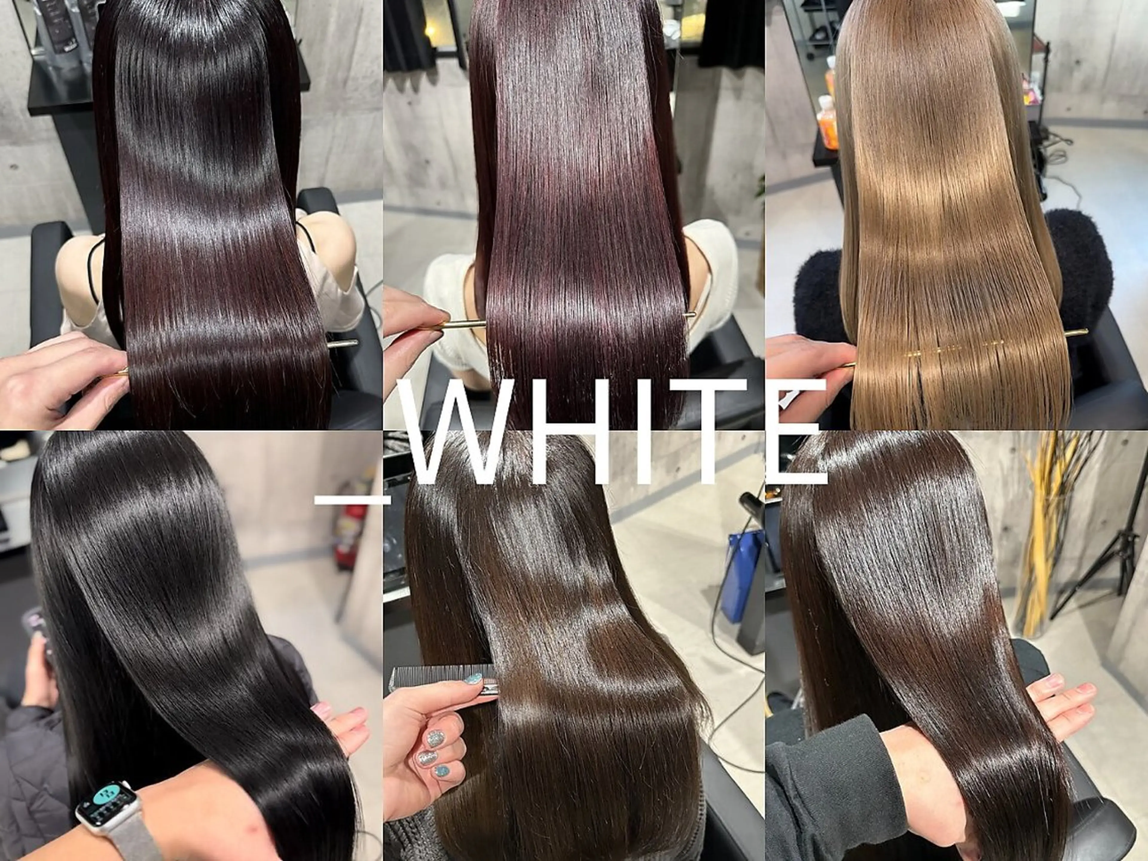 セミロング ケアカラー 髪質改善 トリートメント 髪質改善_WHITE RYUSUKEのヘアスタイル