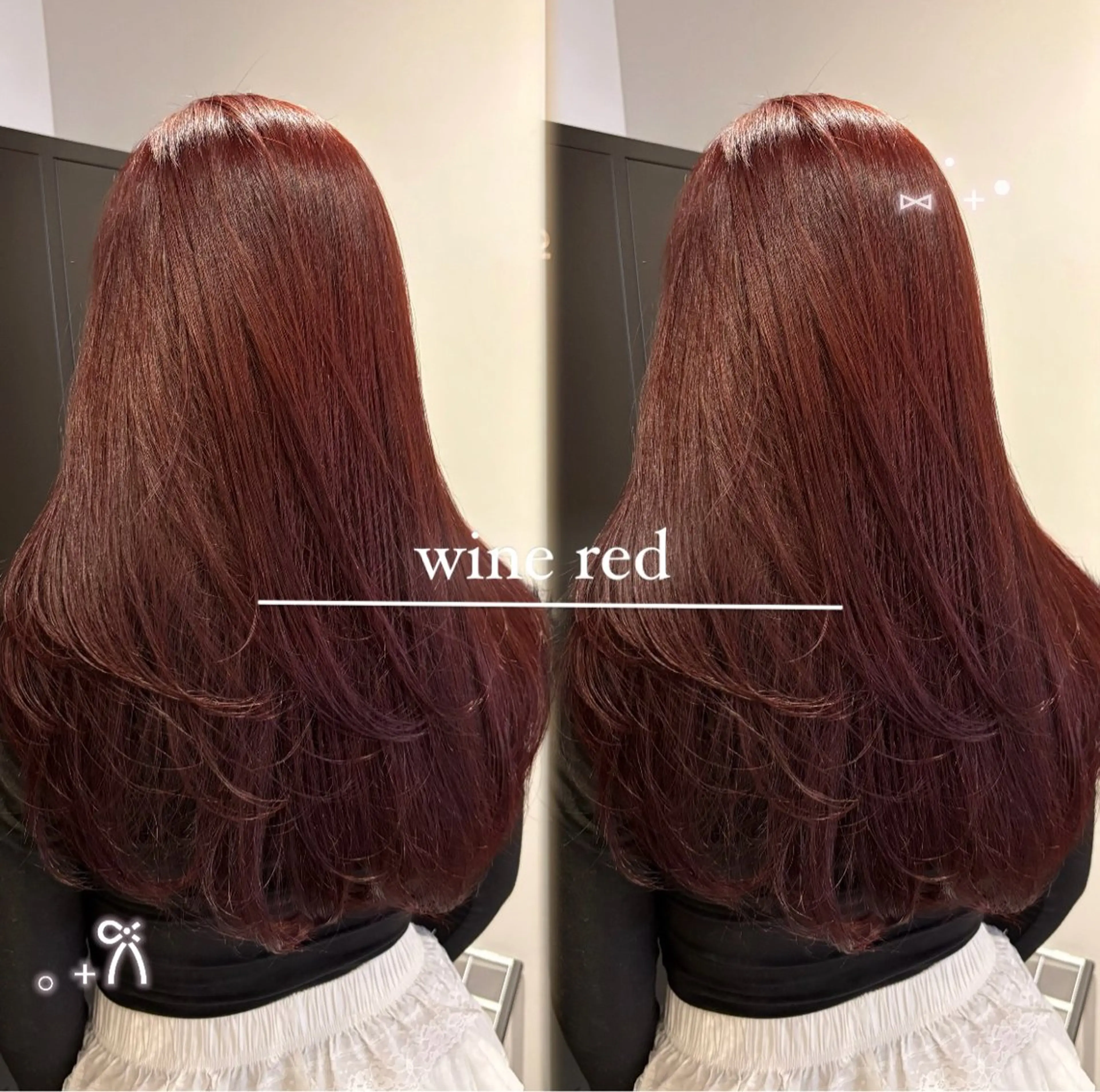 ロング カラー ヘアカラー トリートメント nana【艶髪】/ 顔まわり/縮毛矯正のヘアスタイル