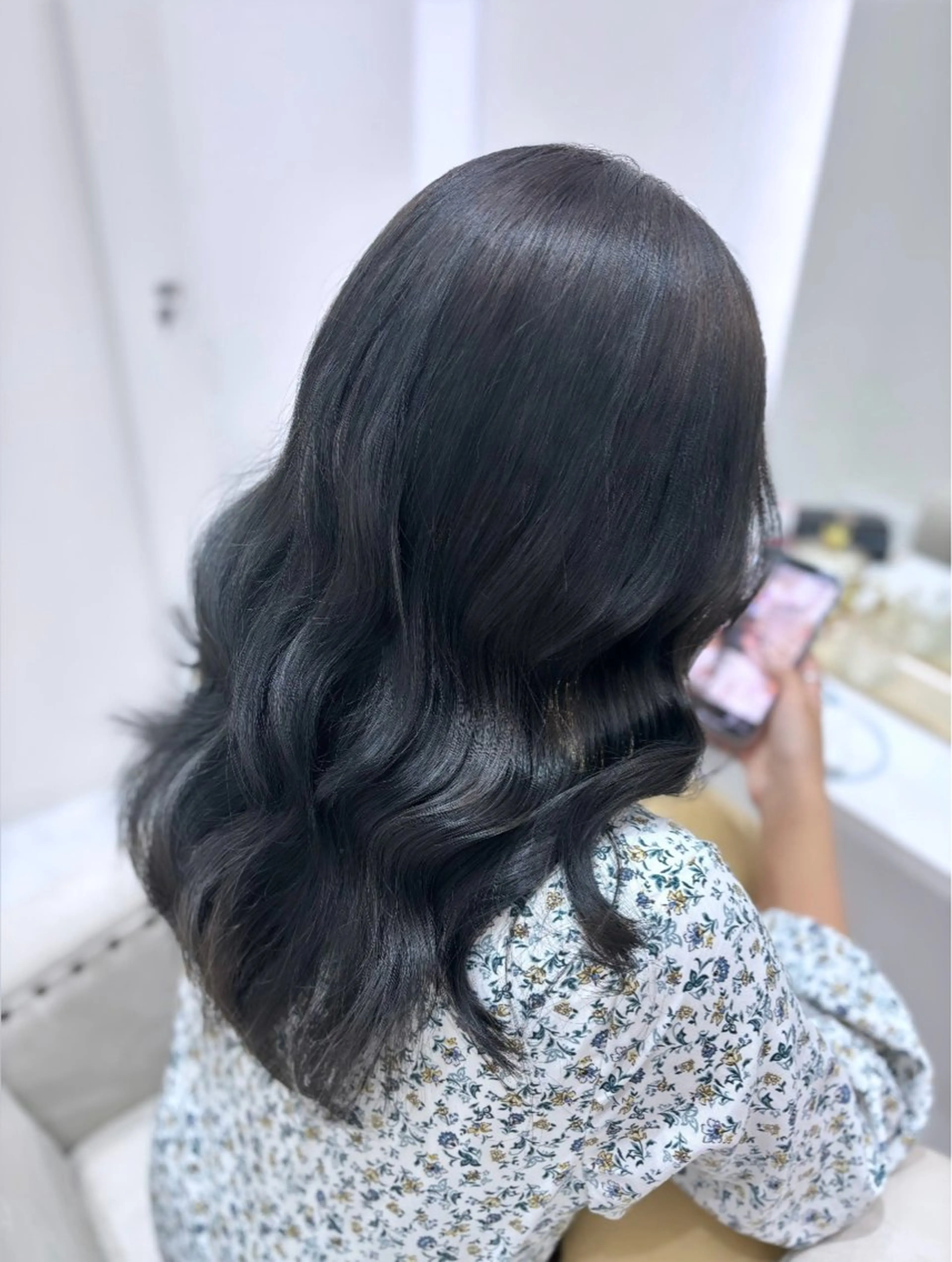 ロング カラー ヘアカラー トリートメント 蔵前 髪質改善サロン PinoA 【ピノア】所属・こまつ まりやのヘアスタイル