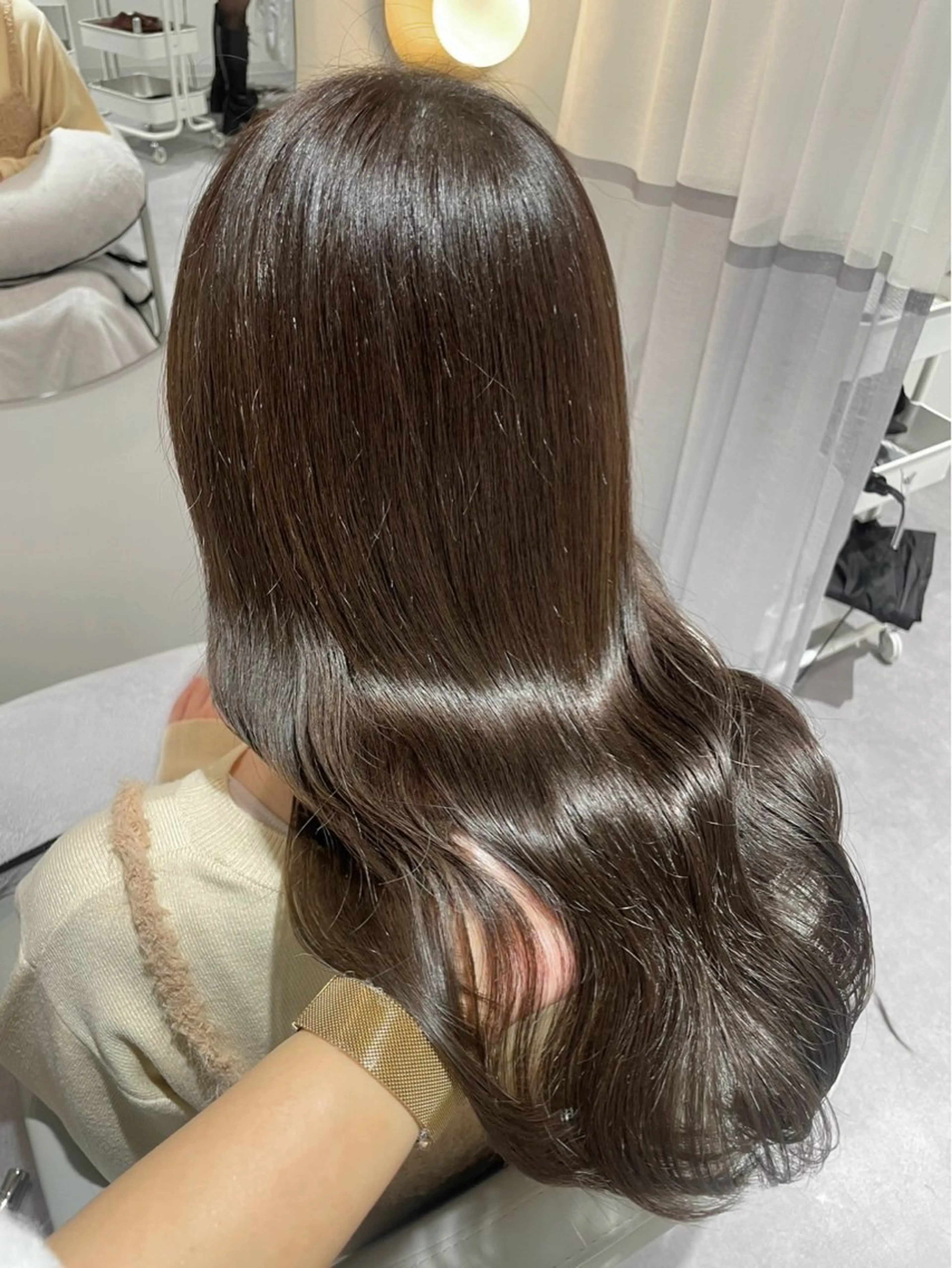 ロング カラー ヘアカラー 近藤 若菜のヘアスタイル