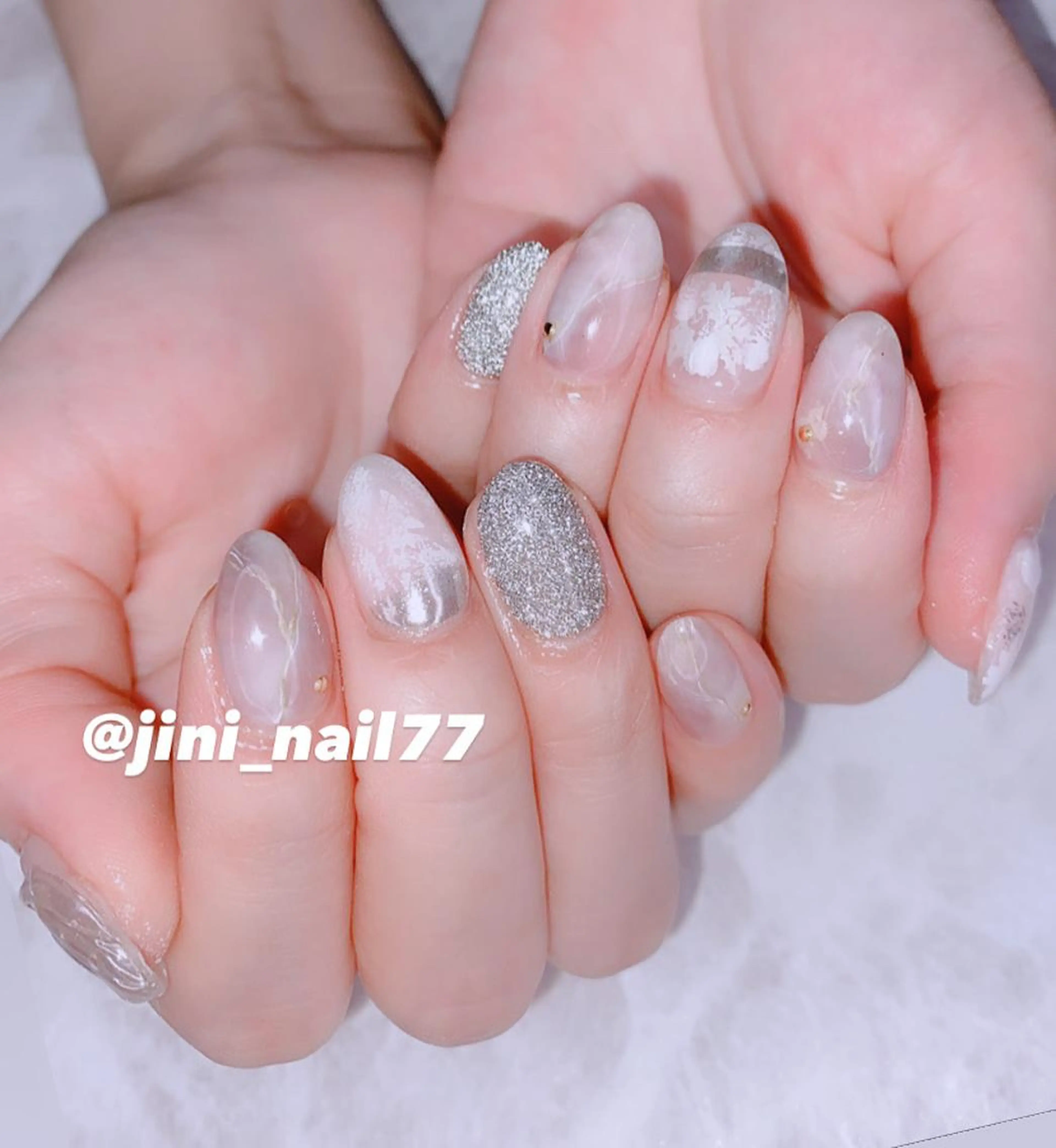 ネイル ハンドネイル JINI NAIL所属・ジニ ネイルのネイルデザイン