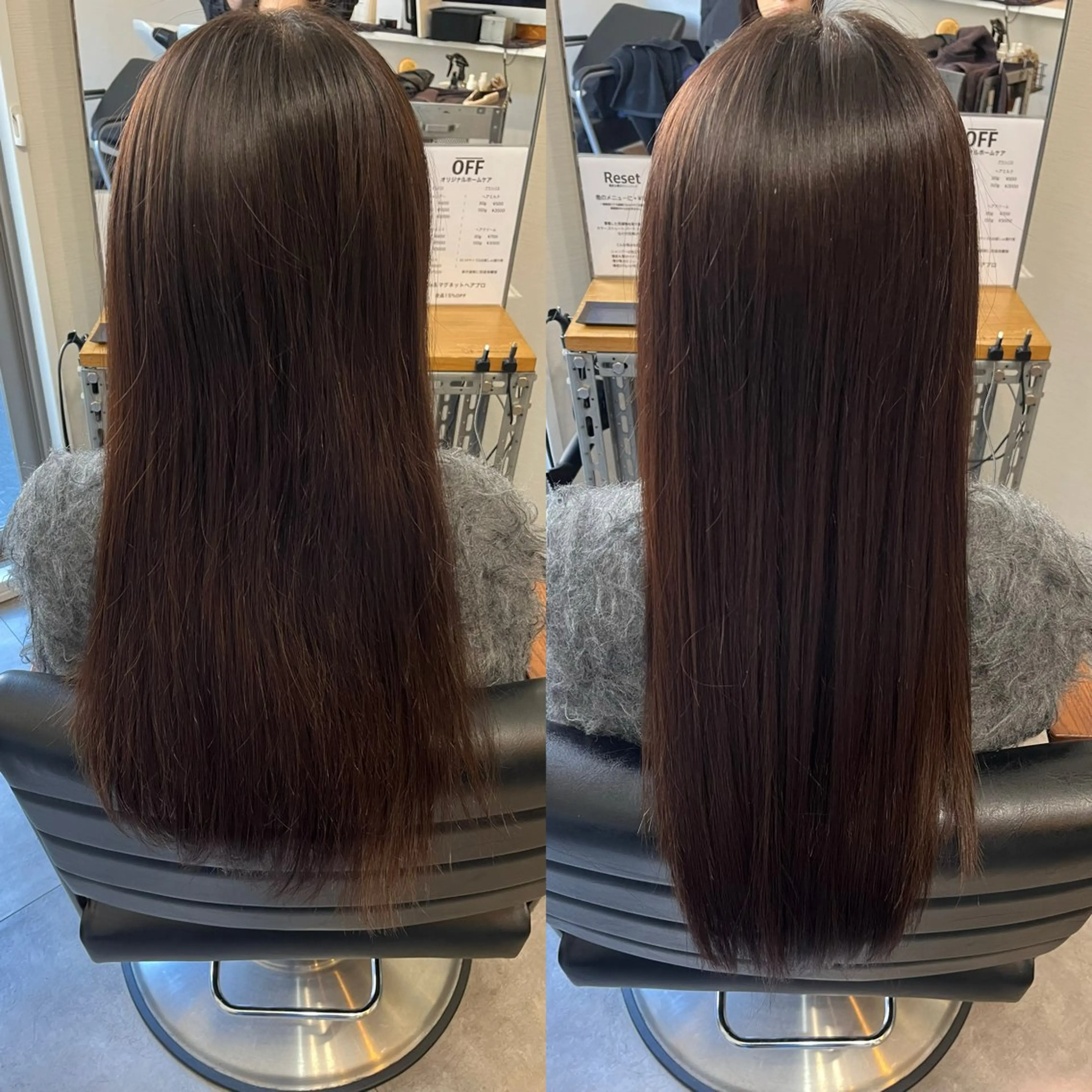 ロング ヘアカラー トリートメント OFF YUYAのヘアスタイル