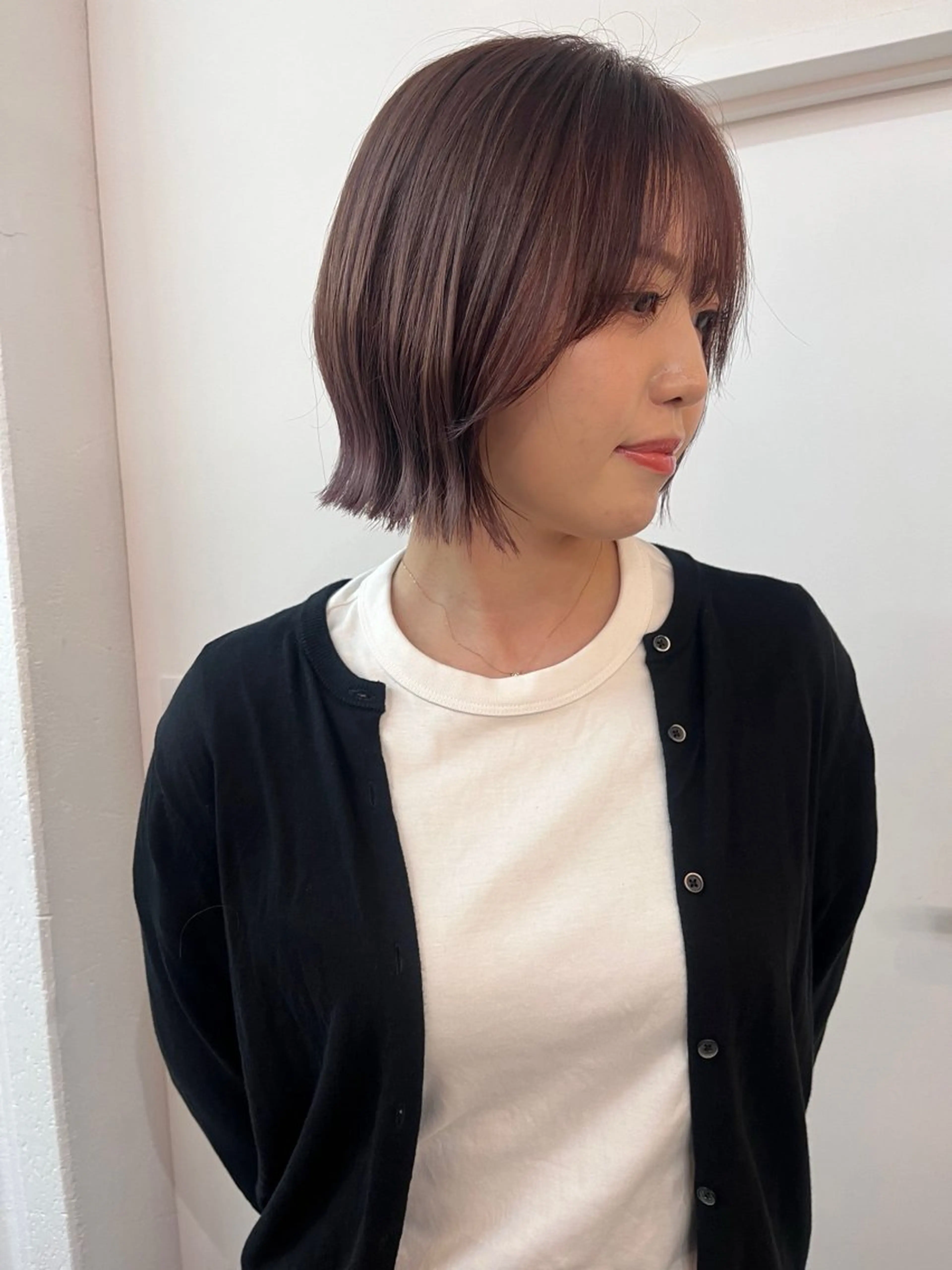 ショート カラー カット ヘアカラー トリートメント レイヤーカット/韓国 ヘア/ honokaのヘアスタイル