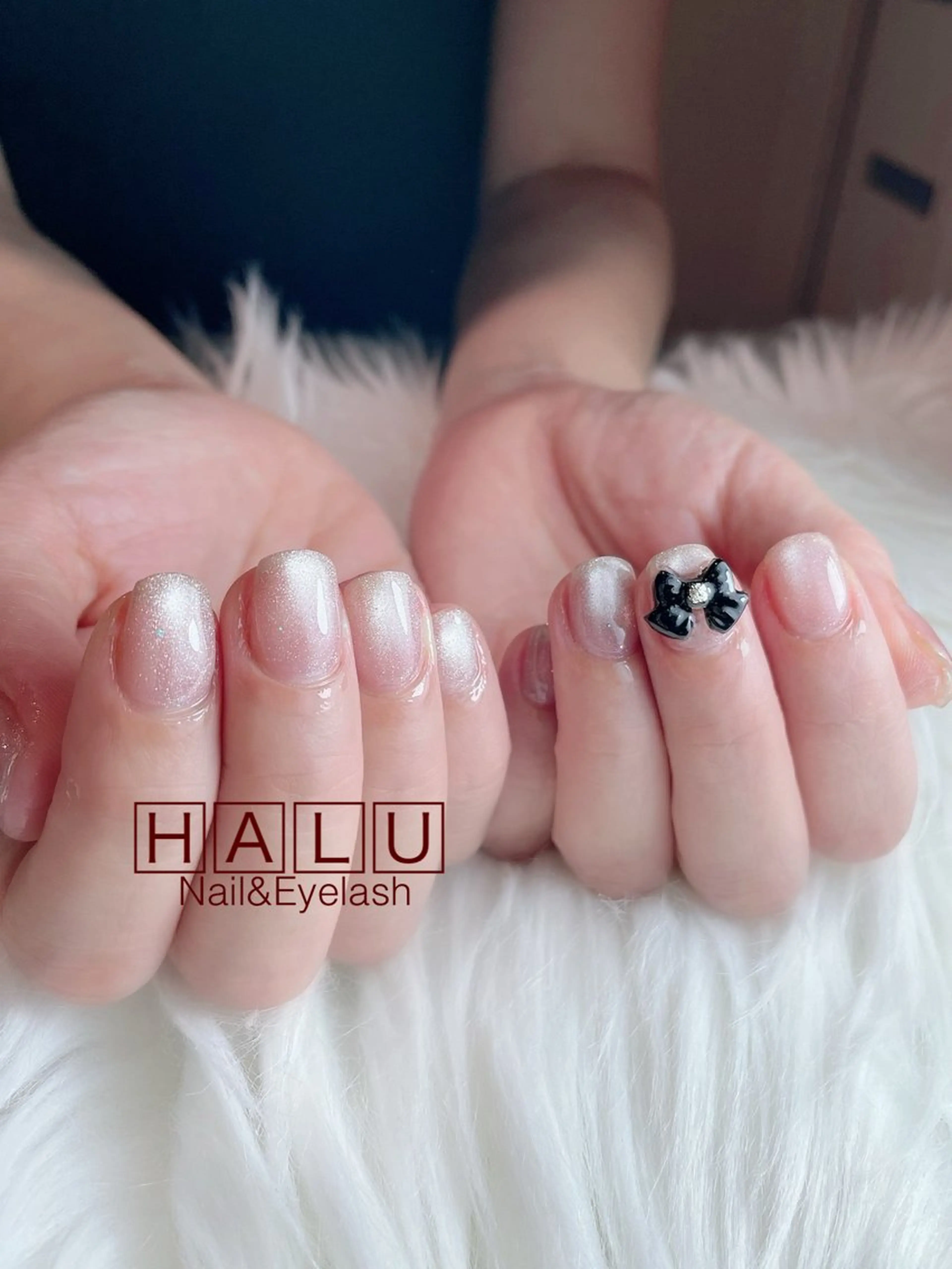 ネイル リボン HALU ハルのネイルデザイン