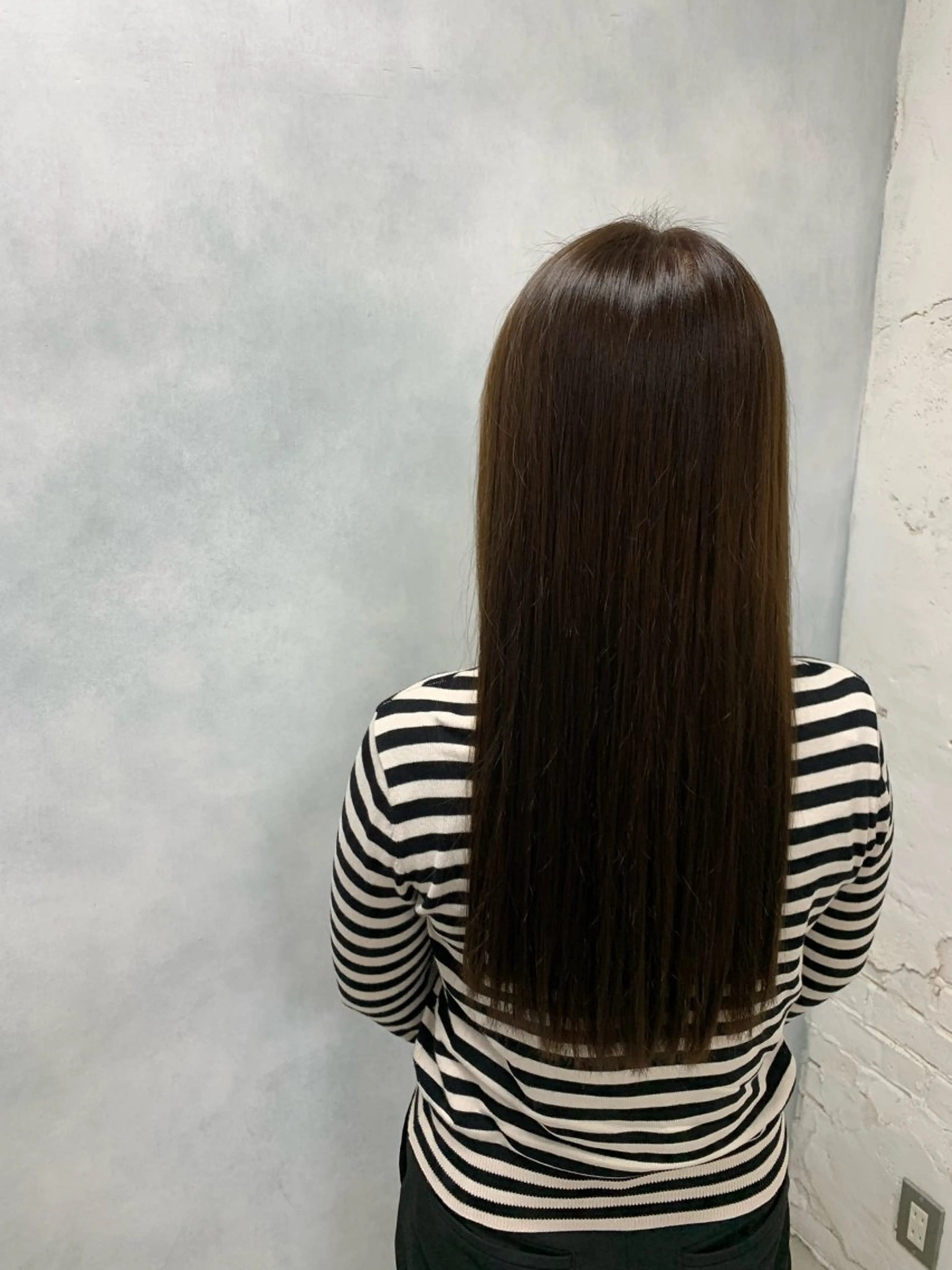 セミロング ヘアカラー トリートメント 🌶推しカラー RINA🌶´-のヘアスタイル