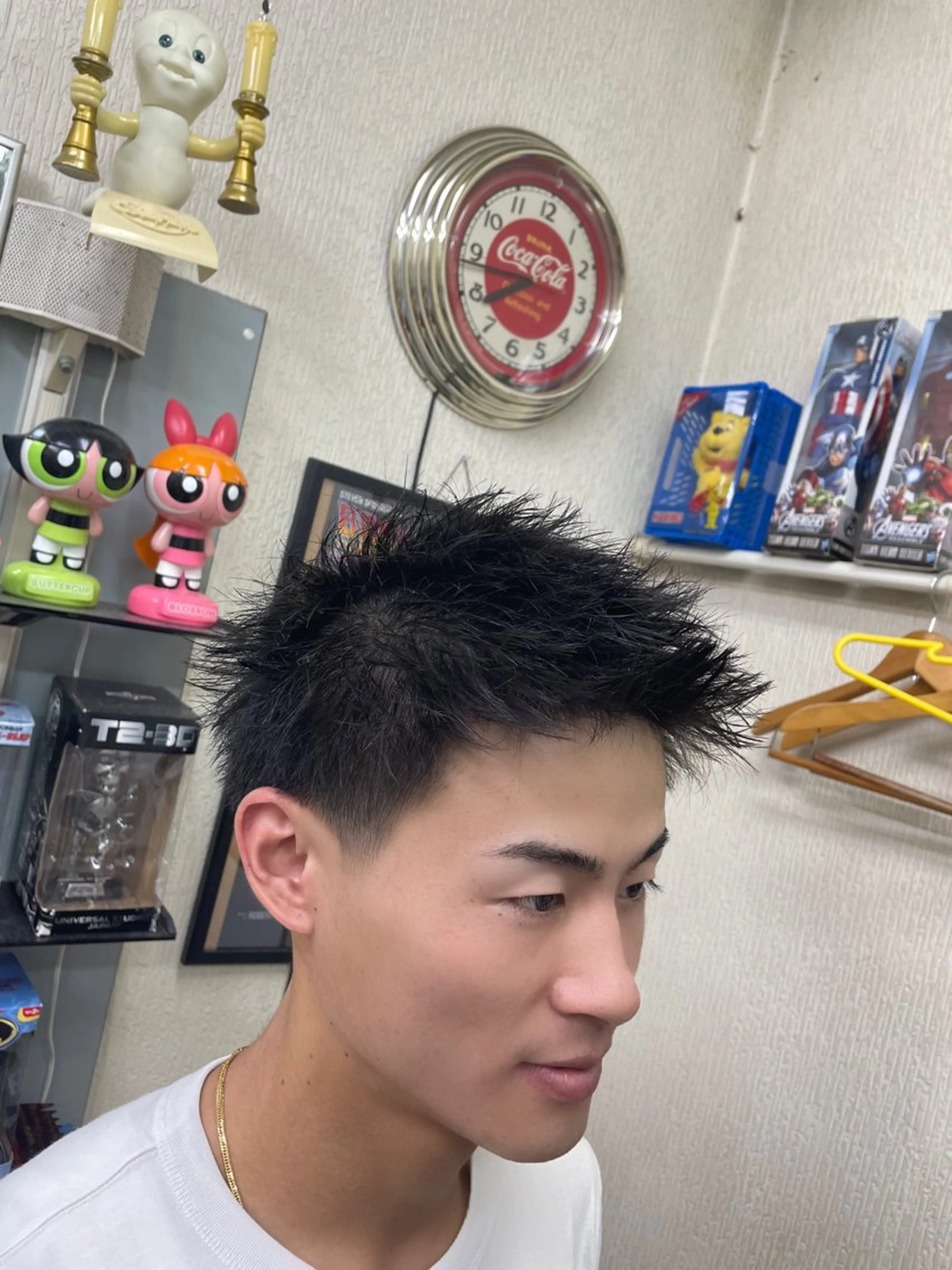 メンズ スパイキーショート 理容アイ所属・吉田 浩輔のヘアスタイル