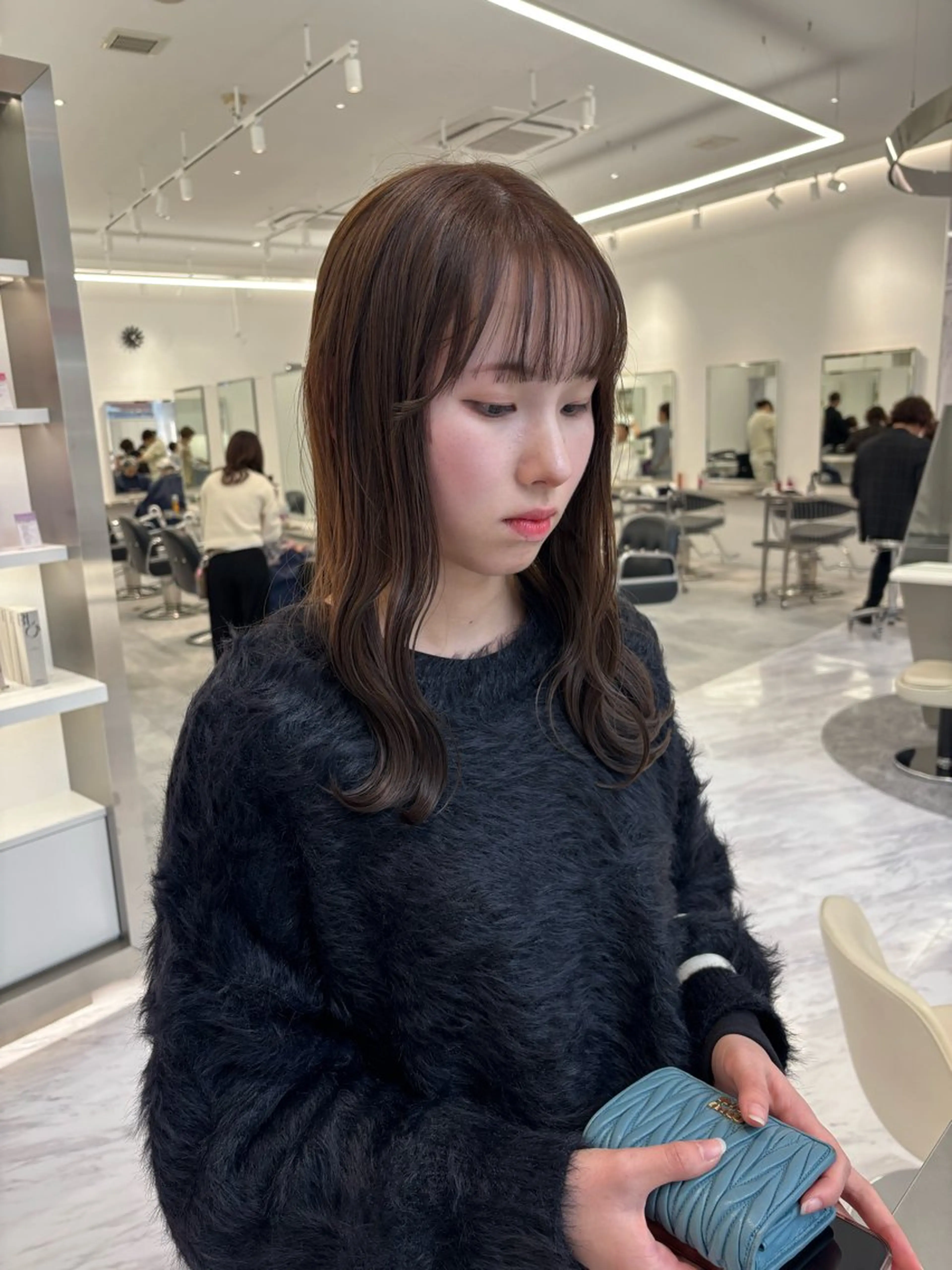 セミロング ParveMix 🐾鳥取彩花のヘアスタイル
