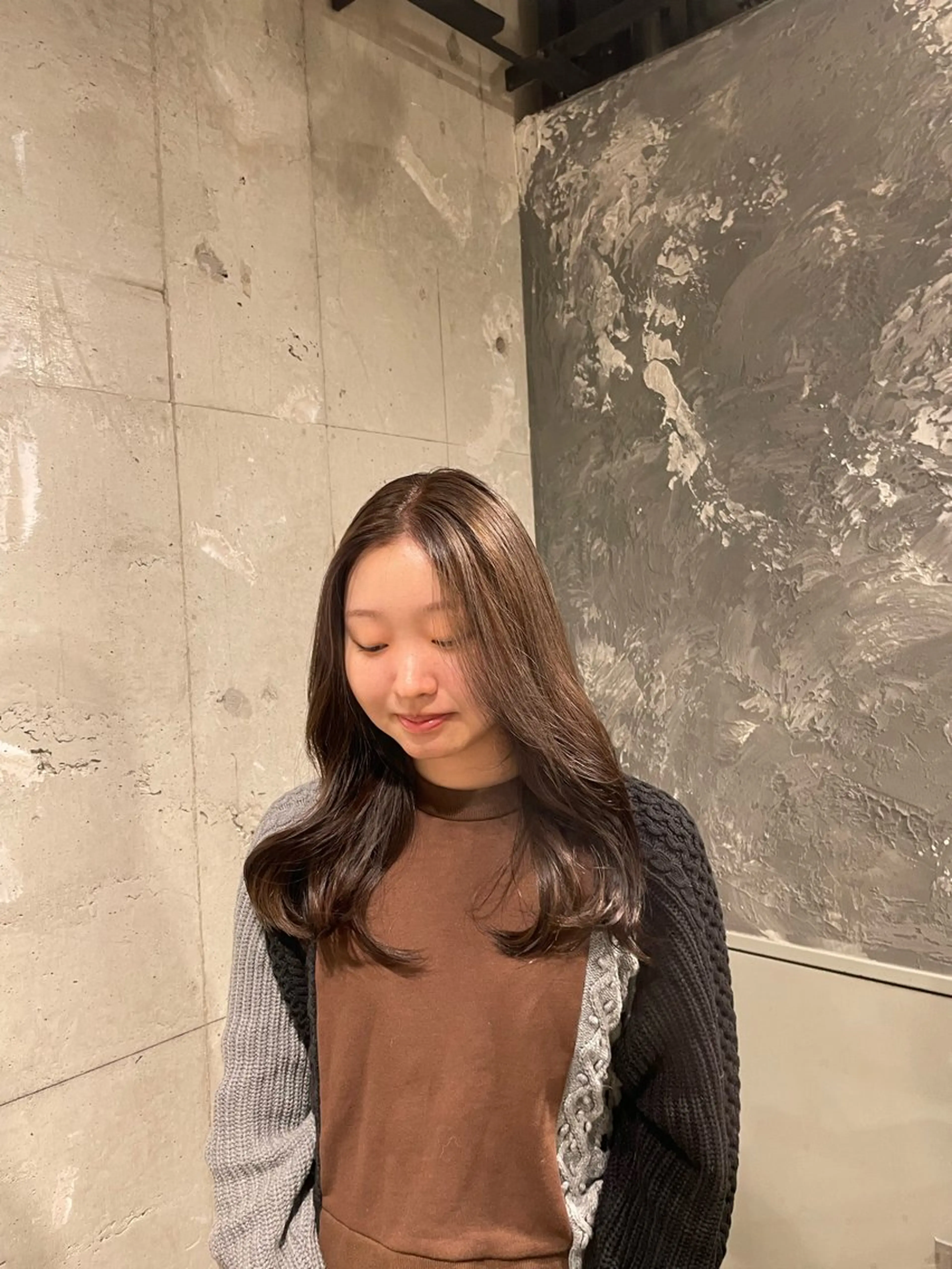 ロング カラー ヘアカラー 🤍ベージュ/透明感 韓国ヘア/まりん🤍のヘアスタイル