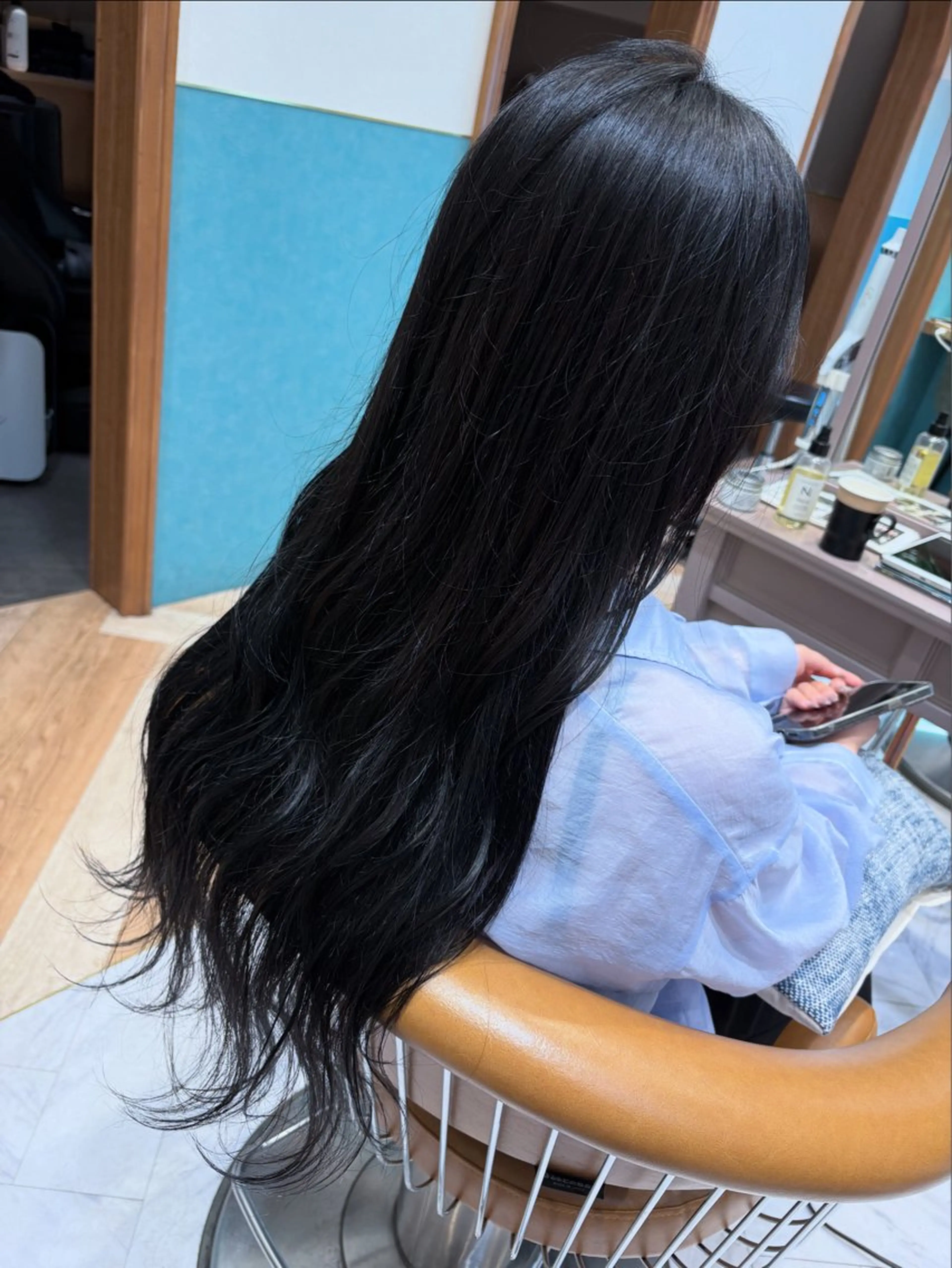 👩🏻‍💼就活カラー+スチームトリートメント👩🏻‍💼就活や就職に向けた暗髪カラー✨の写真