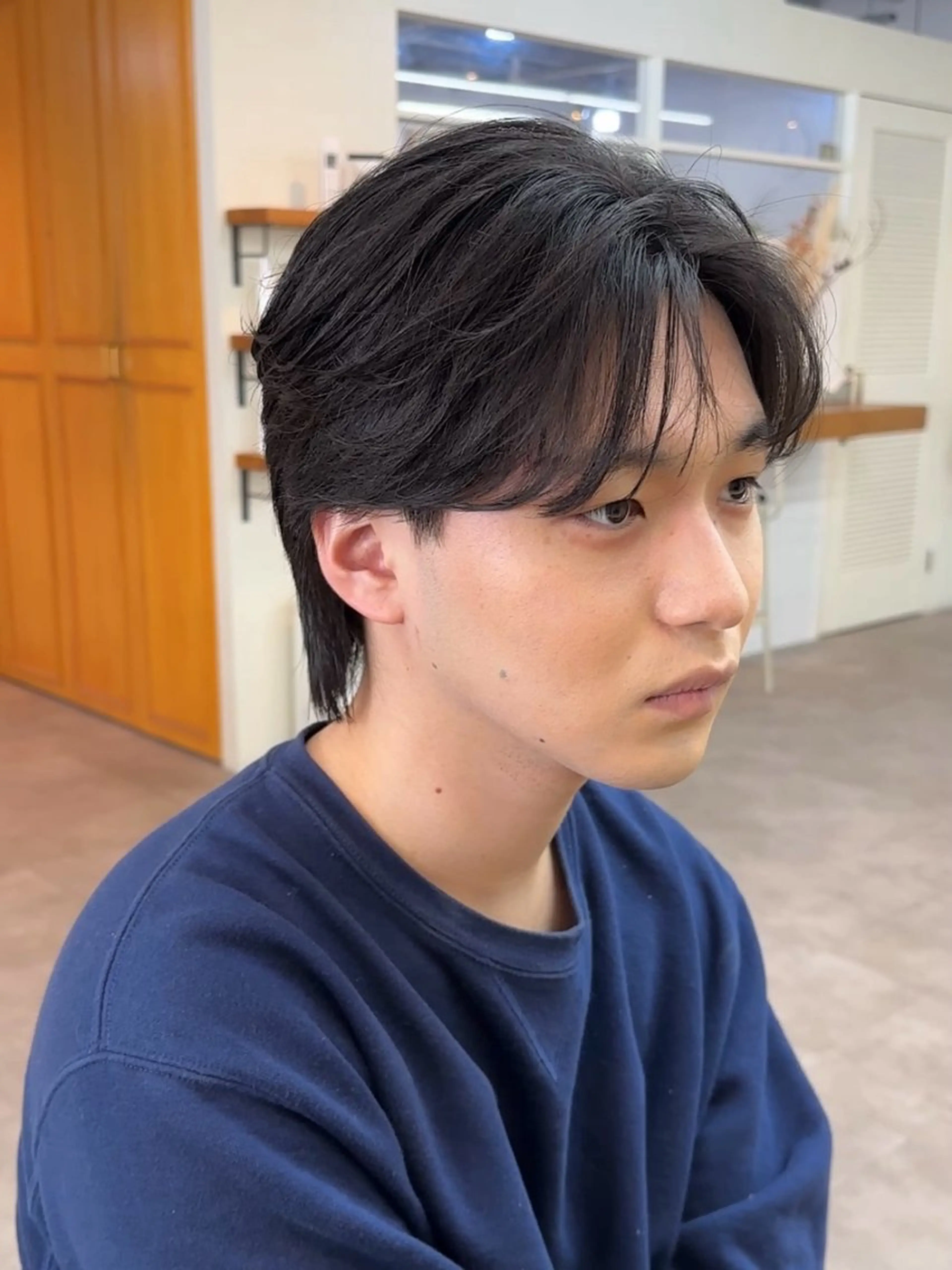 ショート パーマ メンズ ショートヘア カット パーマ JINKIメンズ特化 メンズカットパーマのヘアスタイル
