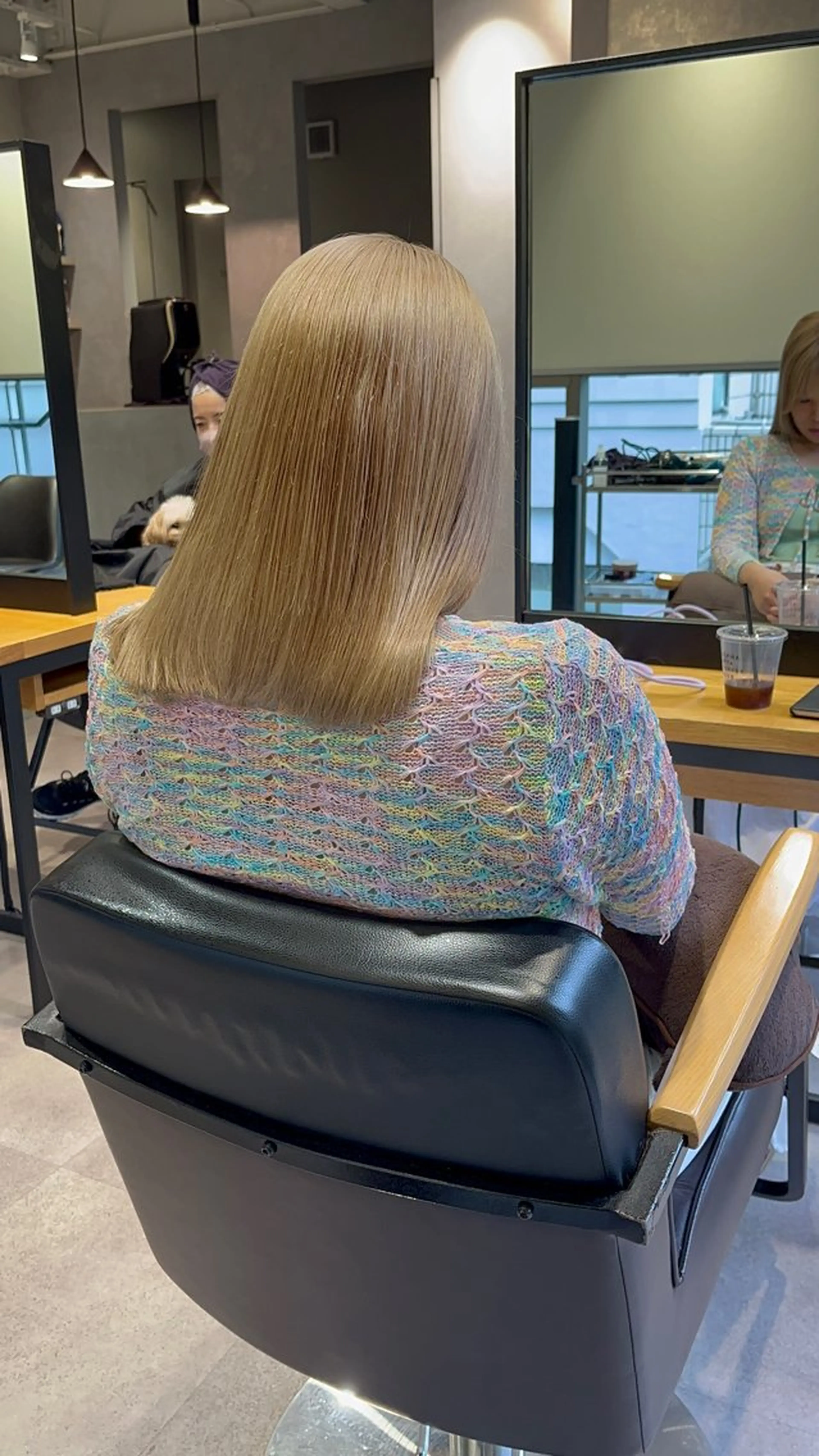 ミディアム カラー ヘアアレンジ カット ヘアカラー トリートメント ヘッドスパ 佐藤優太朗 似合わせ/髪質改善のヘアスタイル