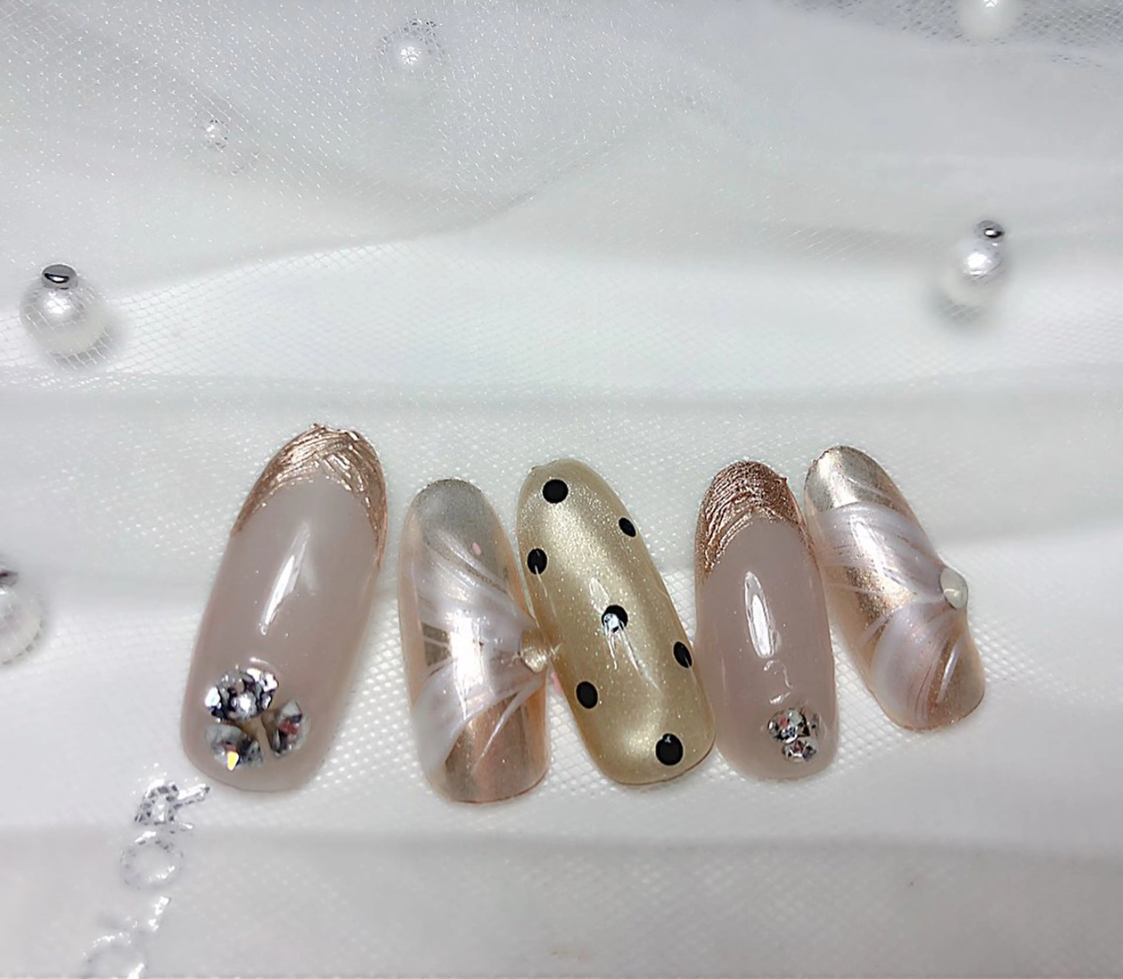 ネイル ハンドネイル 中国整体院中の ネイルサロン💅のネイルデザイン