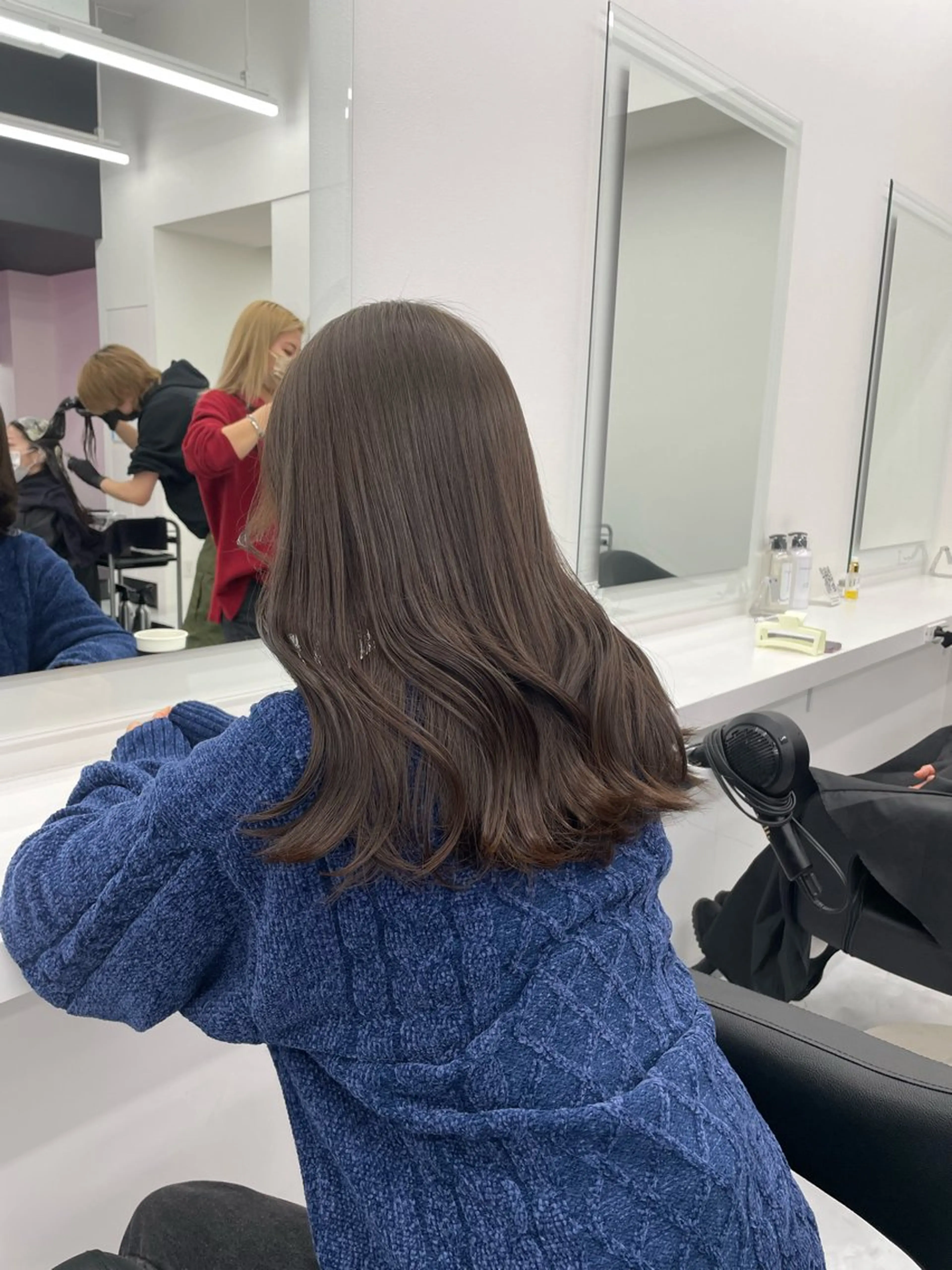ロング カット ヘアカラー トリートメント ヘアセット GO TODAY SHAiR SALON所属・🤍韓国トレンド ヘア🤍miku🤍のヘアスタイル