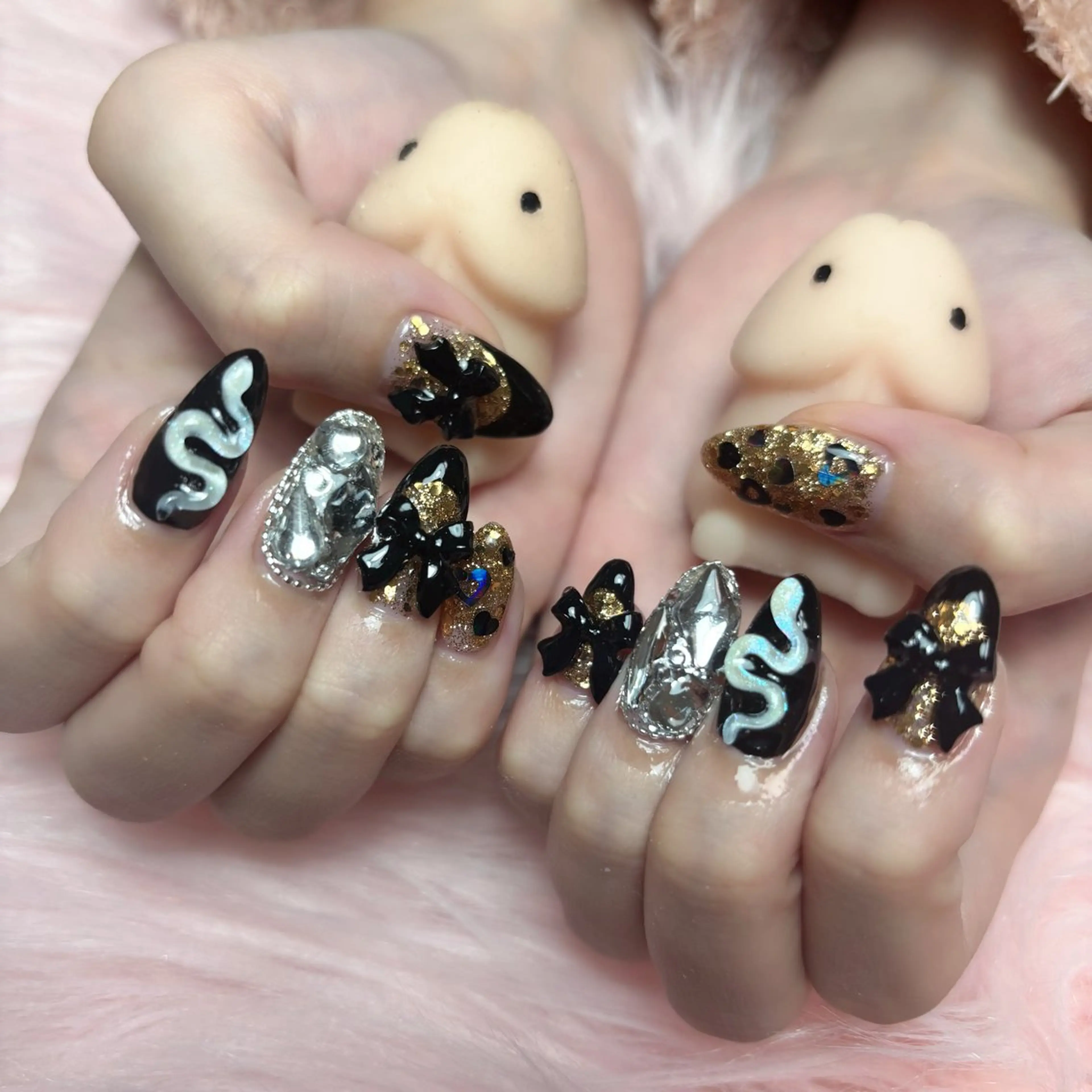 セミロング salon de perlaのネイルデザイン