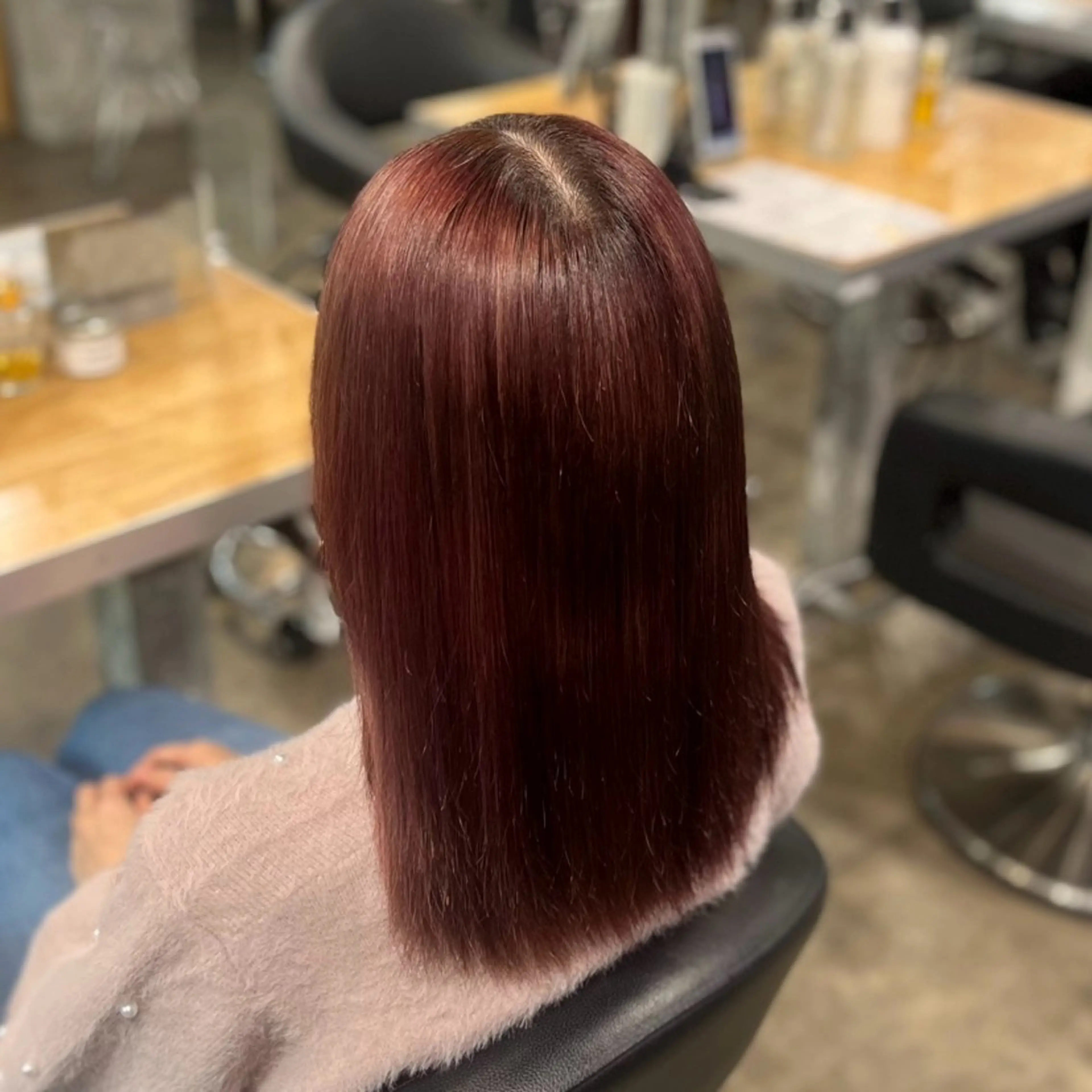 カラー ヘアカラー トリートメント ヘッドスパ ヘアセット ガーリーヘア💌トレ ンド暖色💌Yuuのヘアスタイル