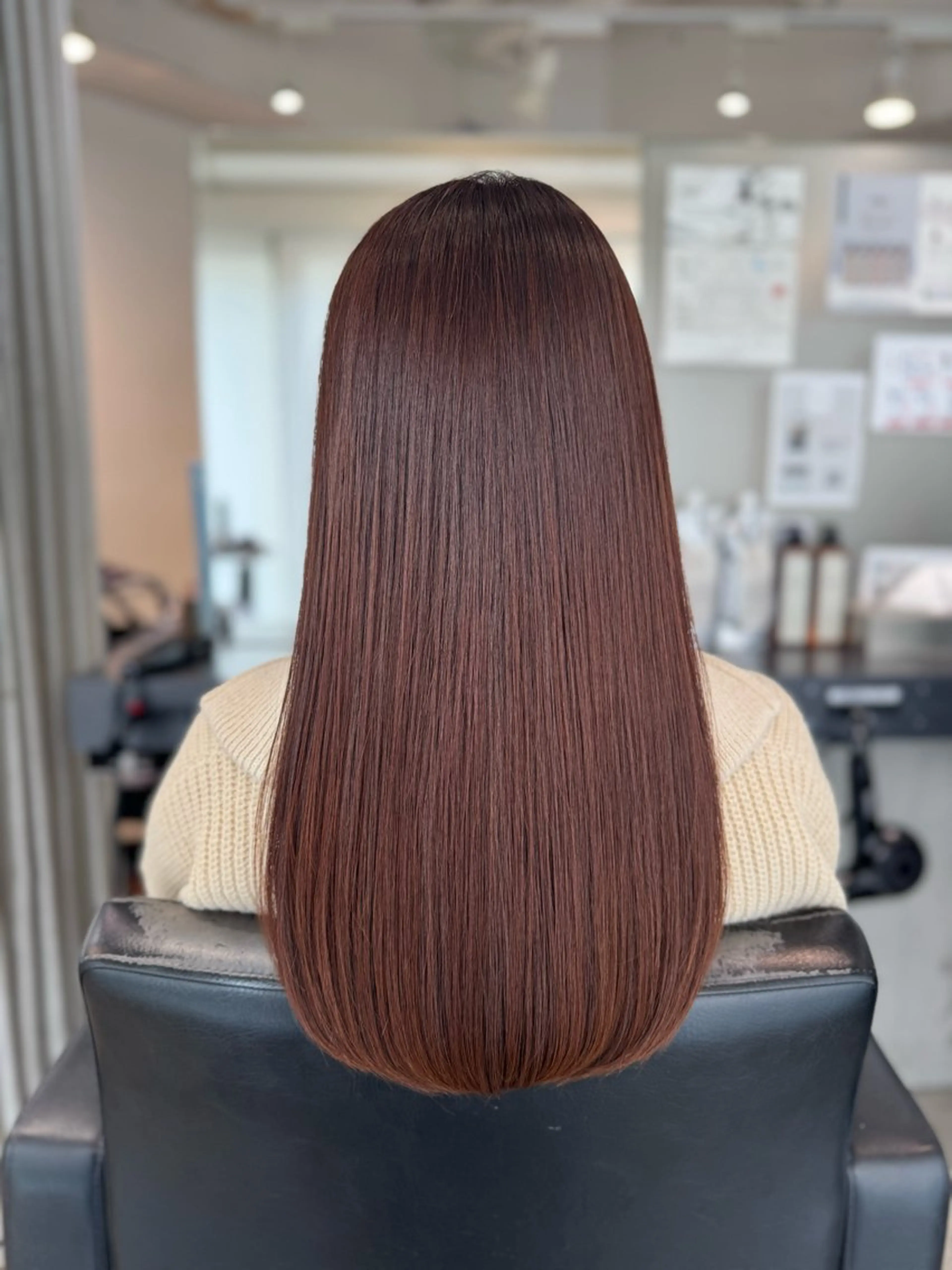 ロング カット ヘアカラー 縮毛矯正 人気沸騰中✨ヘア メイク✨フジモリのヘアスタイル