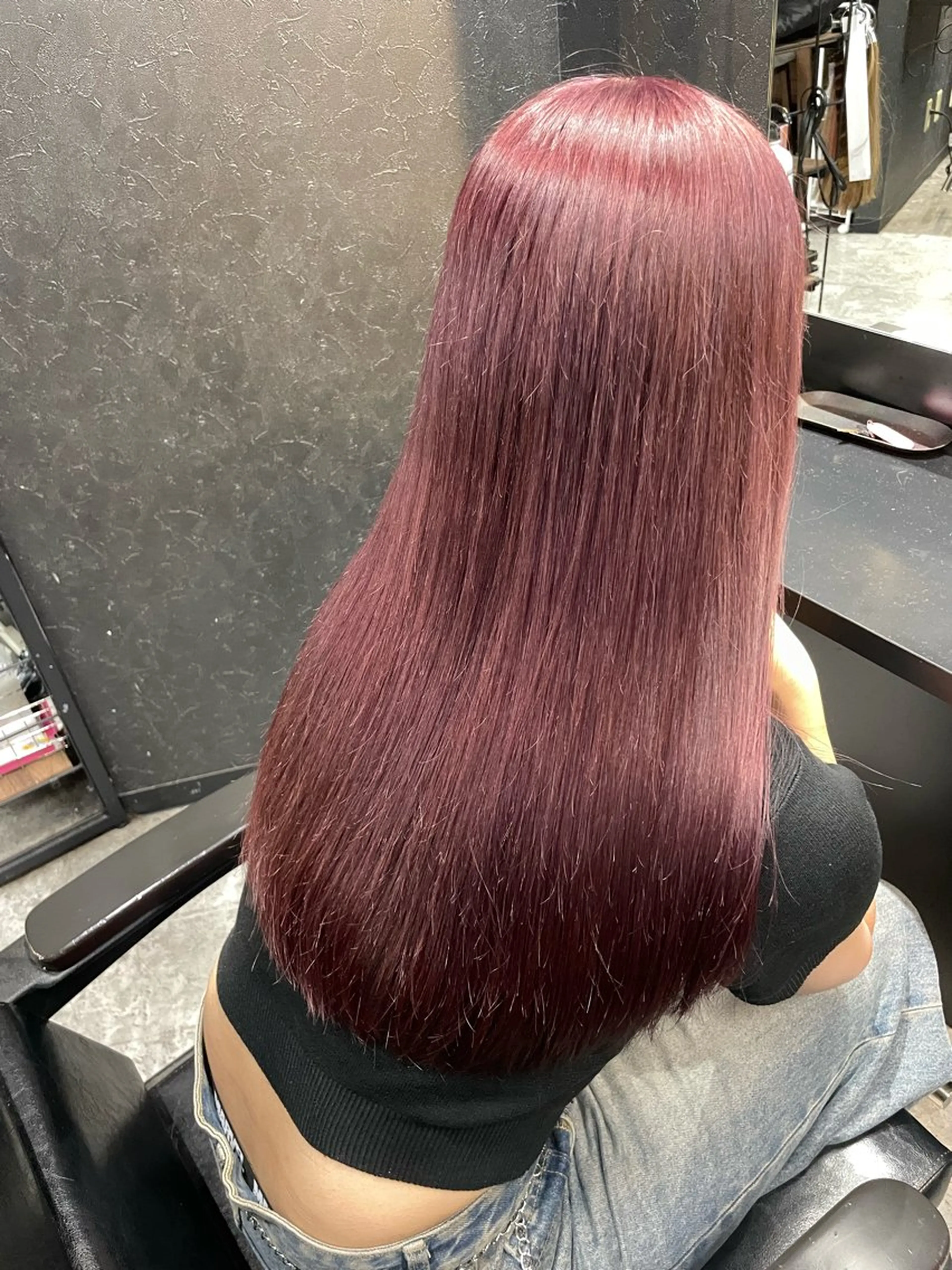 セミロング カラー coco ハルヒのヘアスタイル