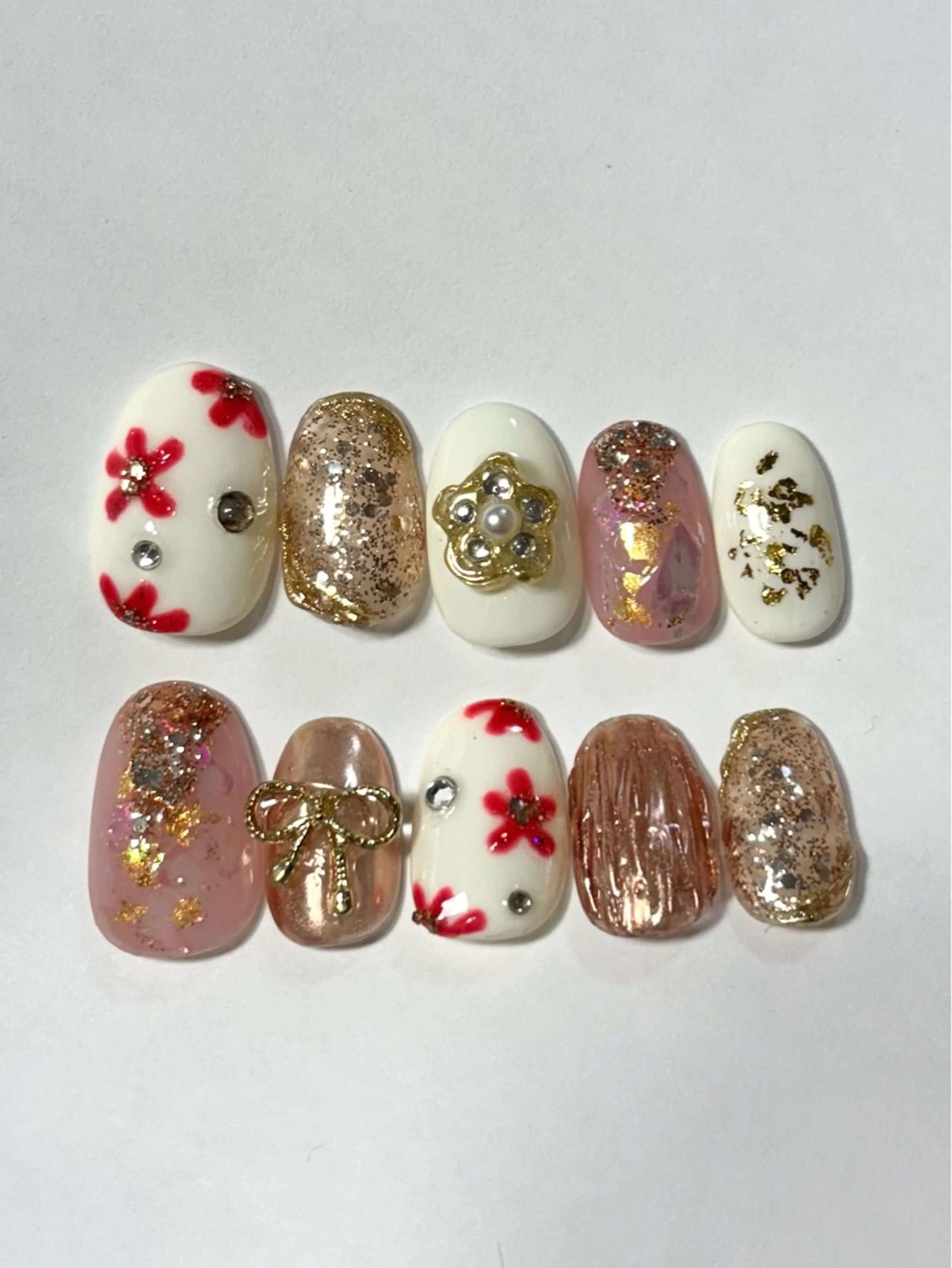 ネイル 成人式 入学式 卒業式 ハンドネイル LUANA n'sのネイルデザイン