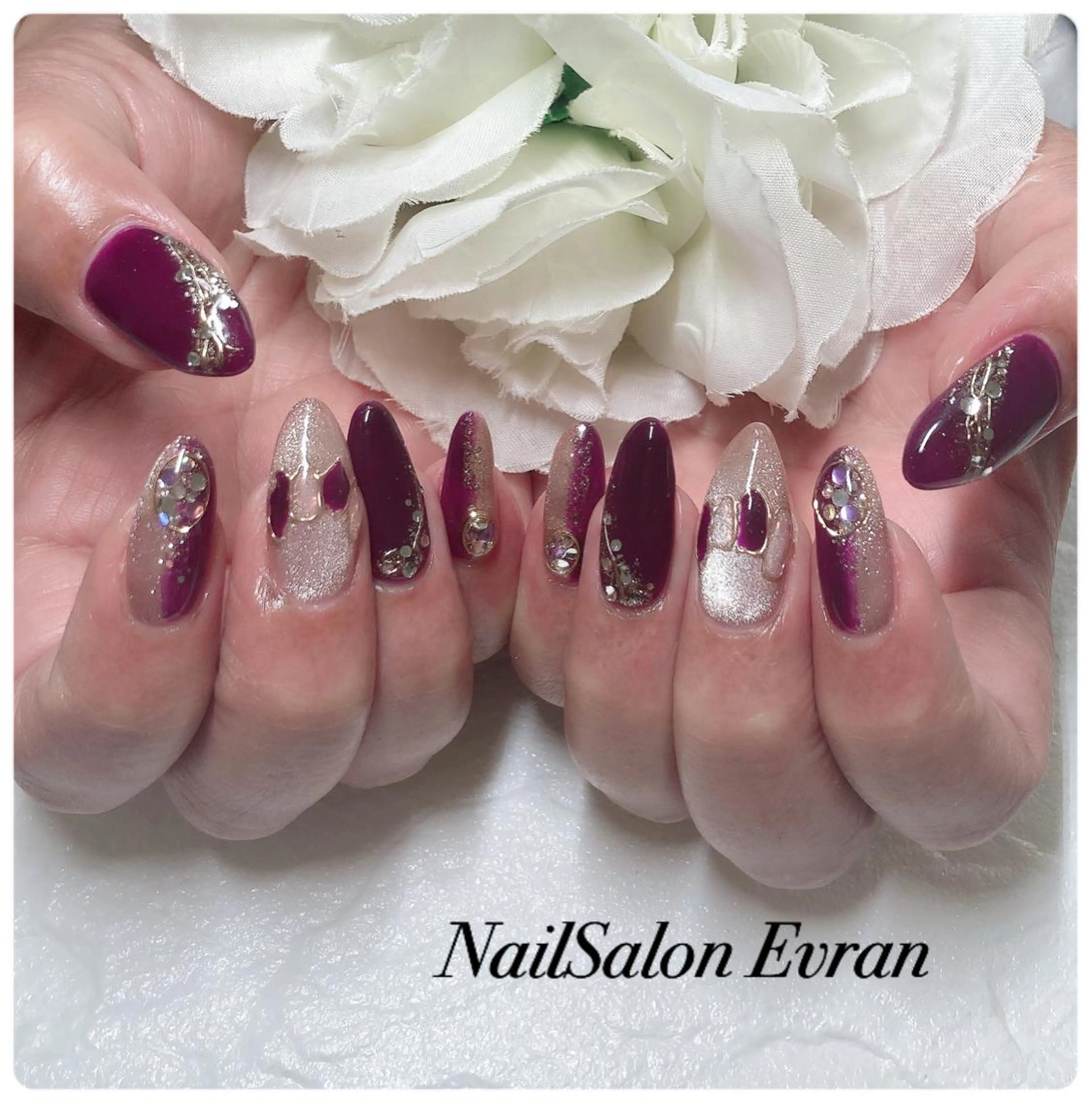 ネイル ハンドネイル Nail salon Evranのネイルデザイン
