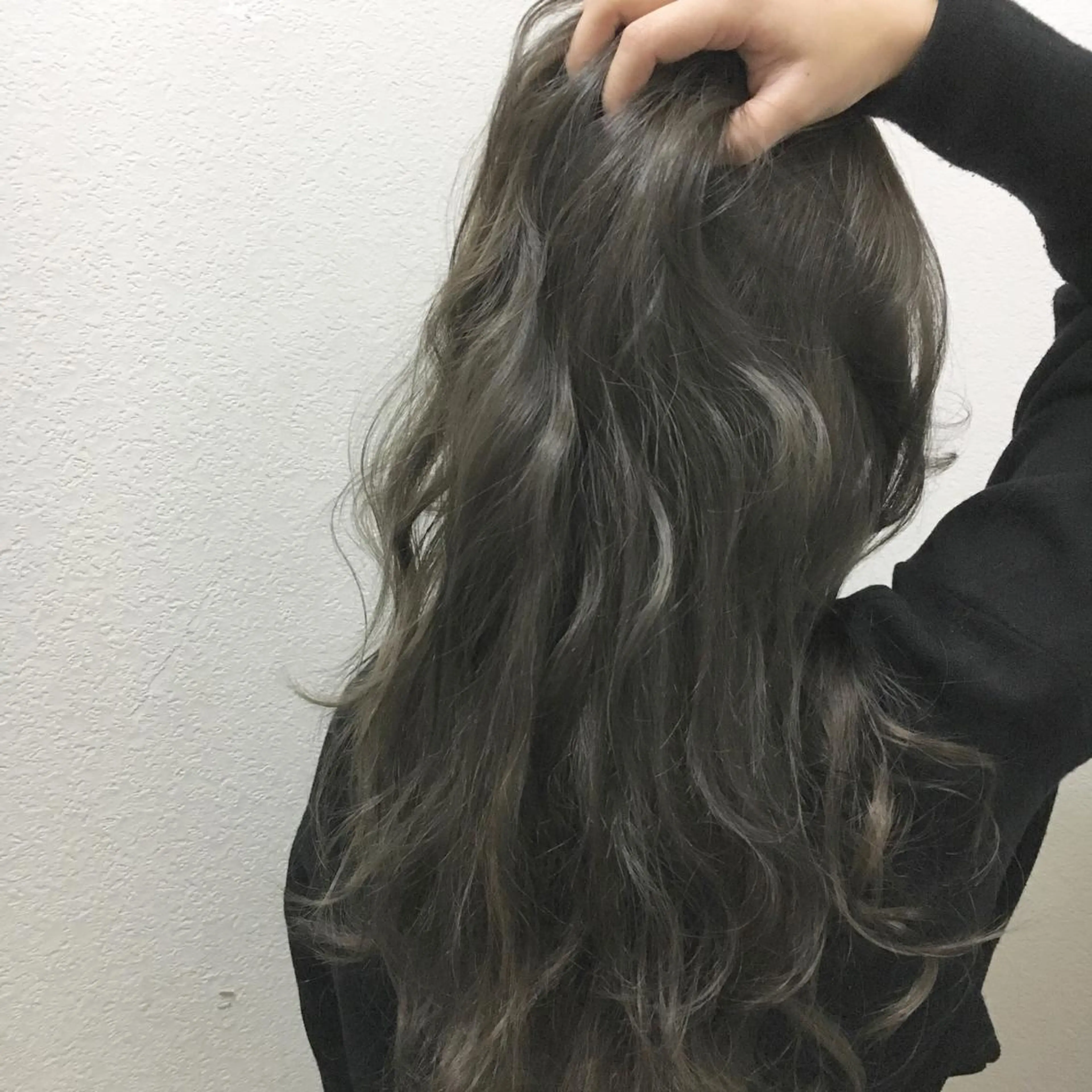 ミディアム カラー アディクシーカラー ブリーチ グレージュ ハイライトカラー ハイライト ヘアカラー トリートメント JIL BLAN 京都のヘアスタイル