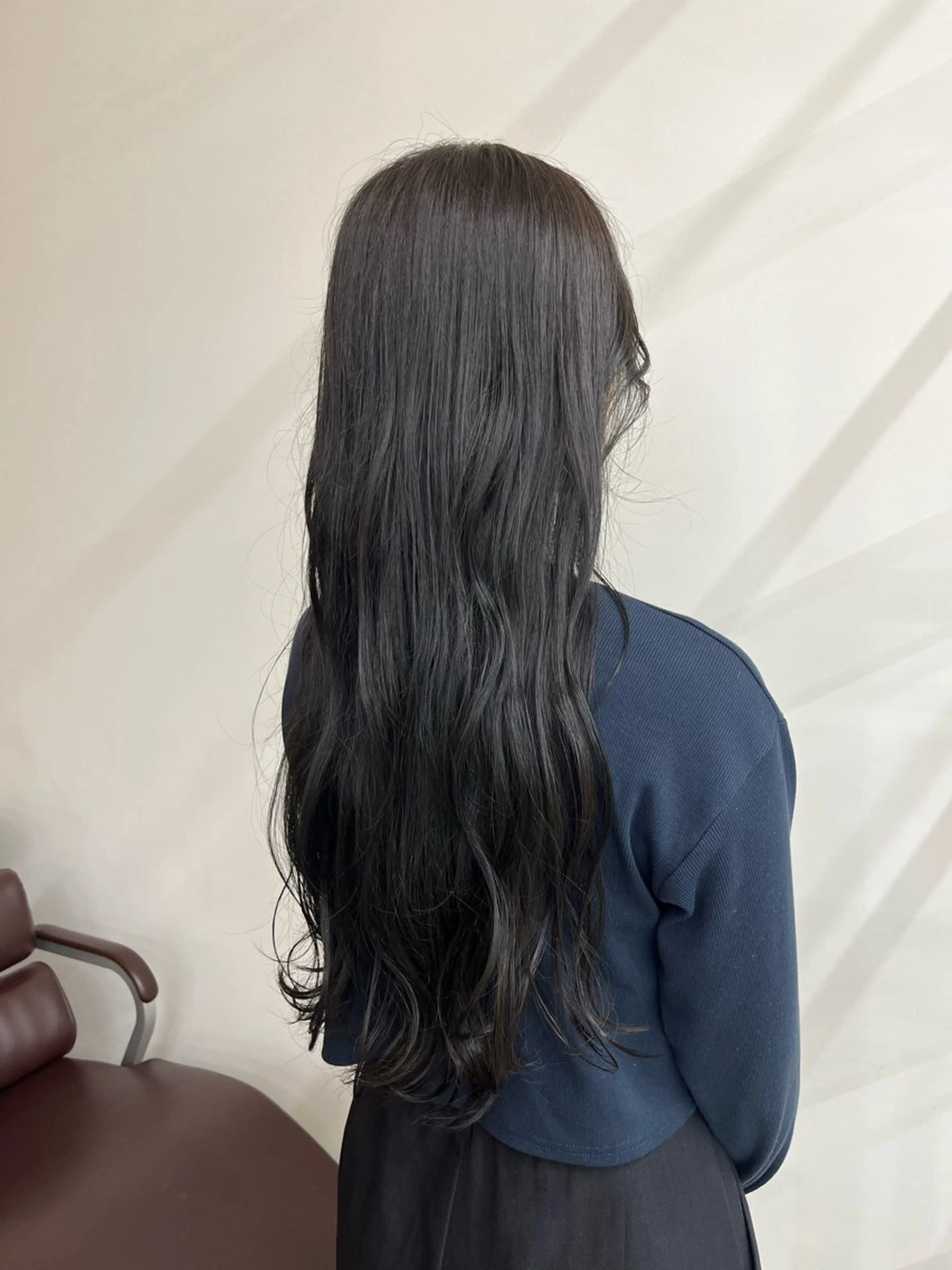 カラー yuka/ロング/ レイヤーカットモデルのヘアスタイル