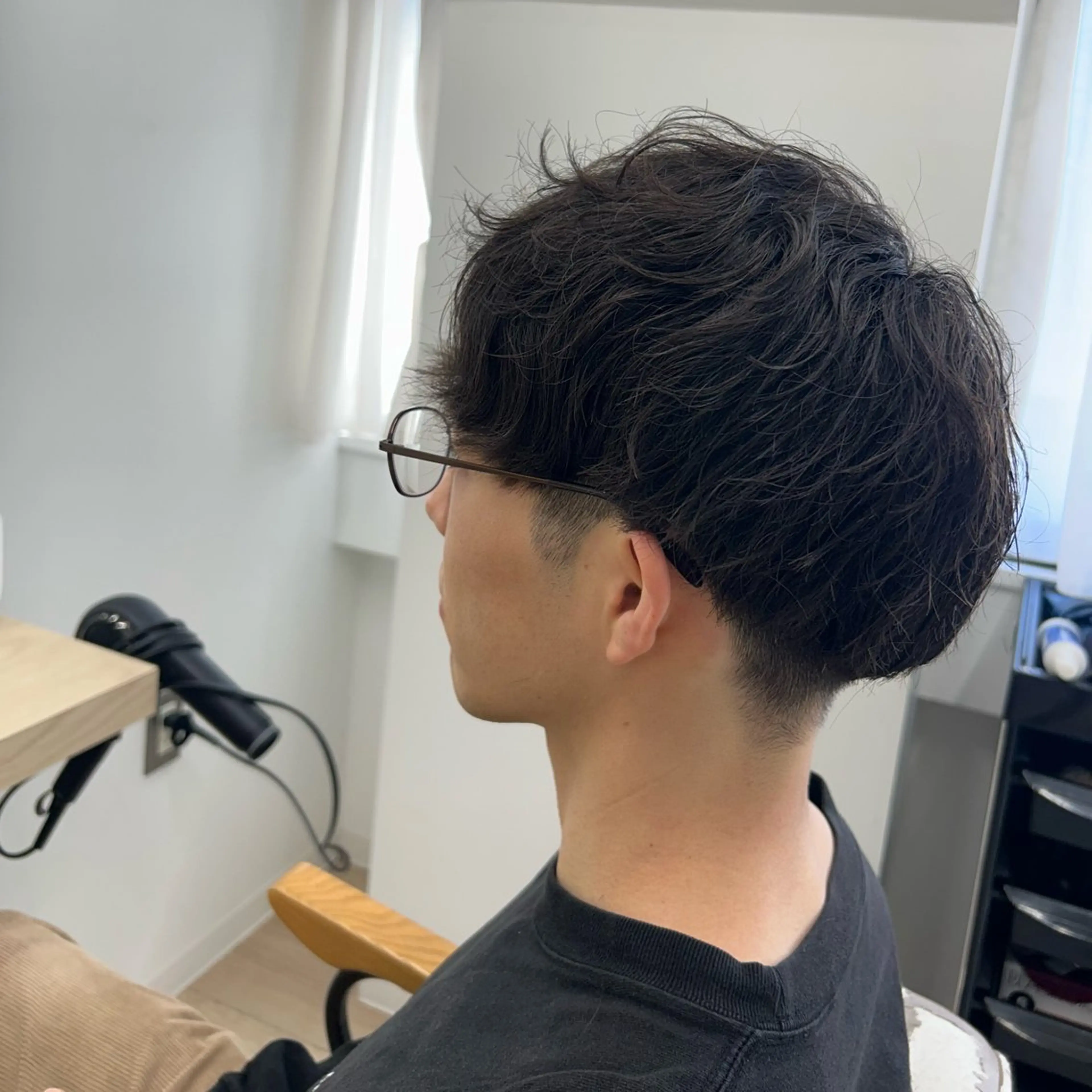パーマ メンズ カット 秋山 桃子のヘアスタイル