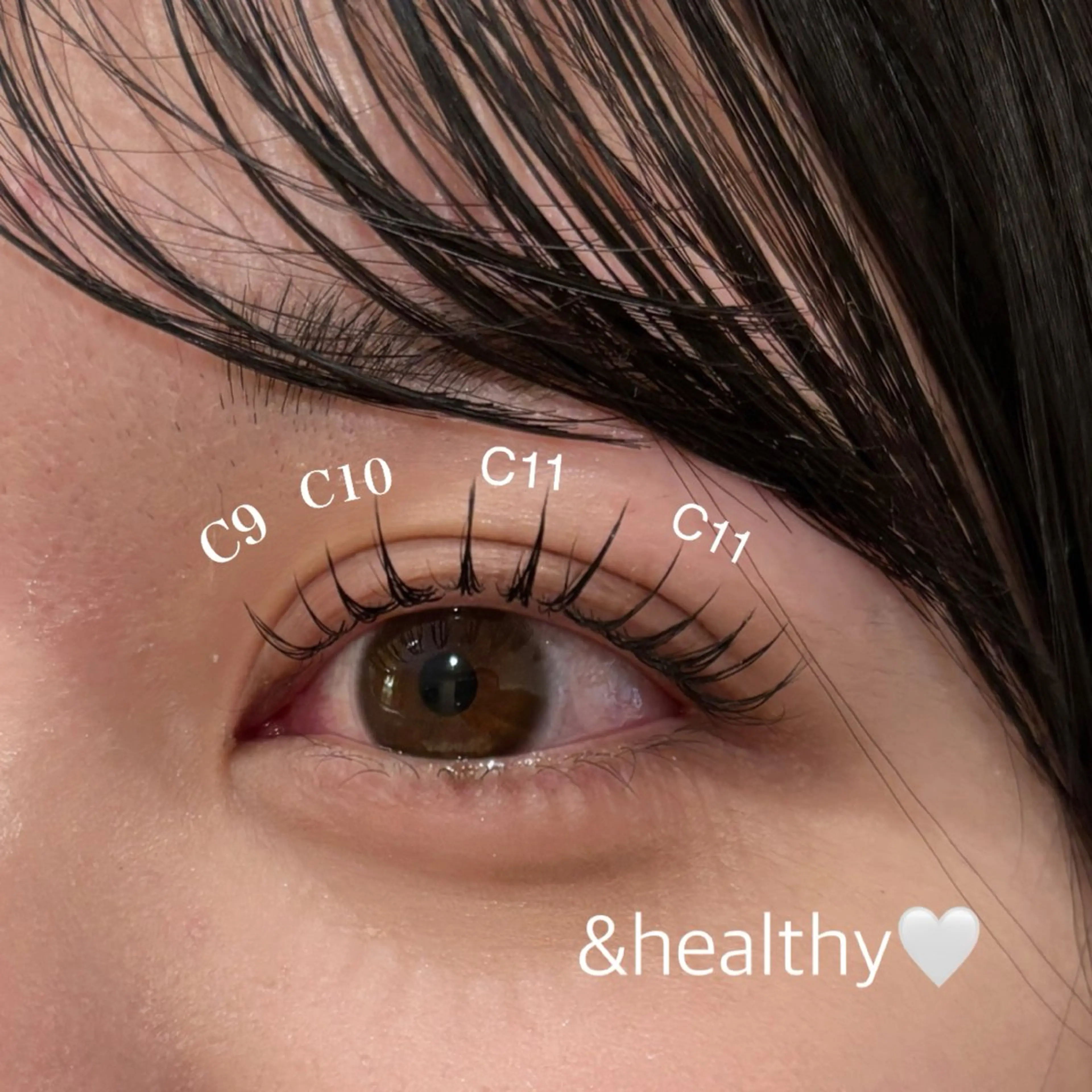 マツエク・マツパ マツエク 内田 心のマツエク・マツパデザイン