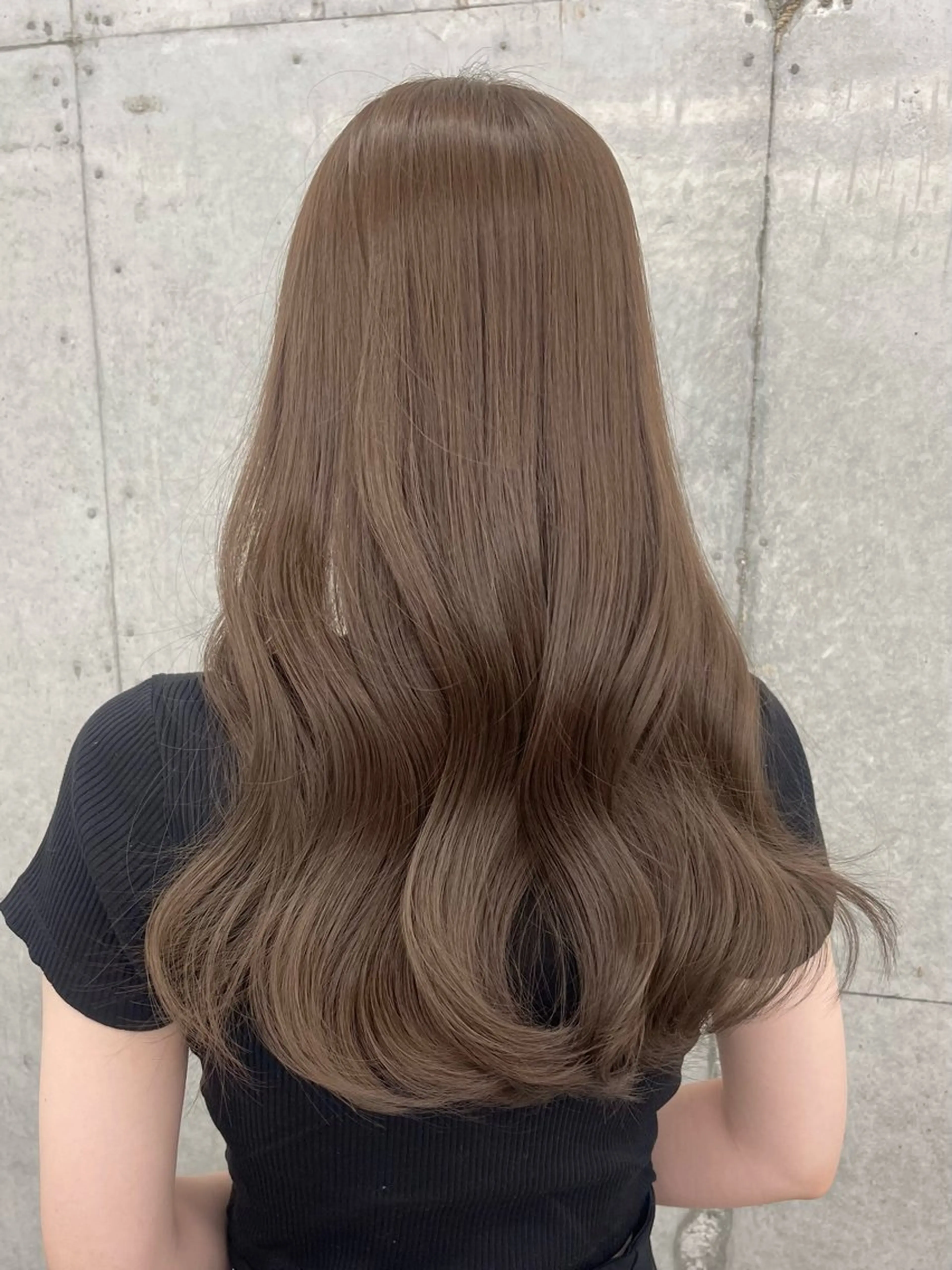 ロング カラー ヘアカラー きなみ いく🎀透明感カラーのヘアスタイル