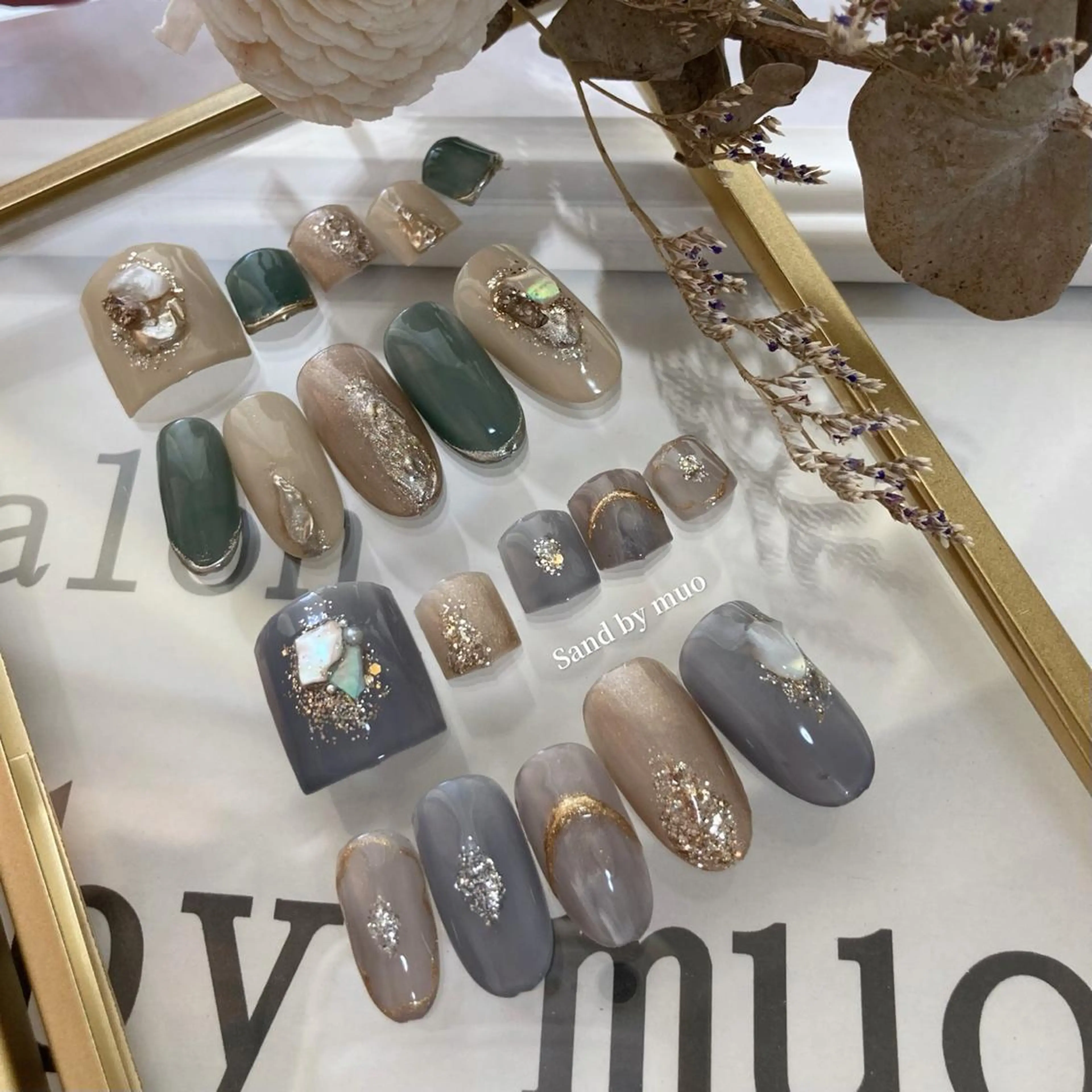 ネイル フットネイル Sand by muoのネイルデザイン