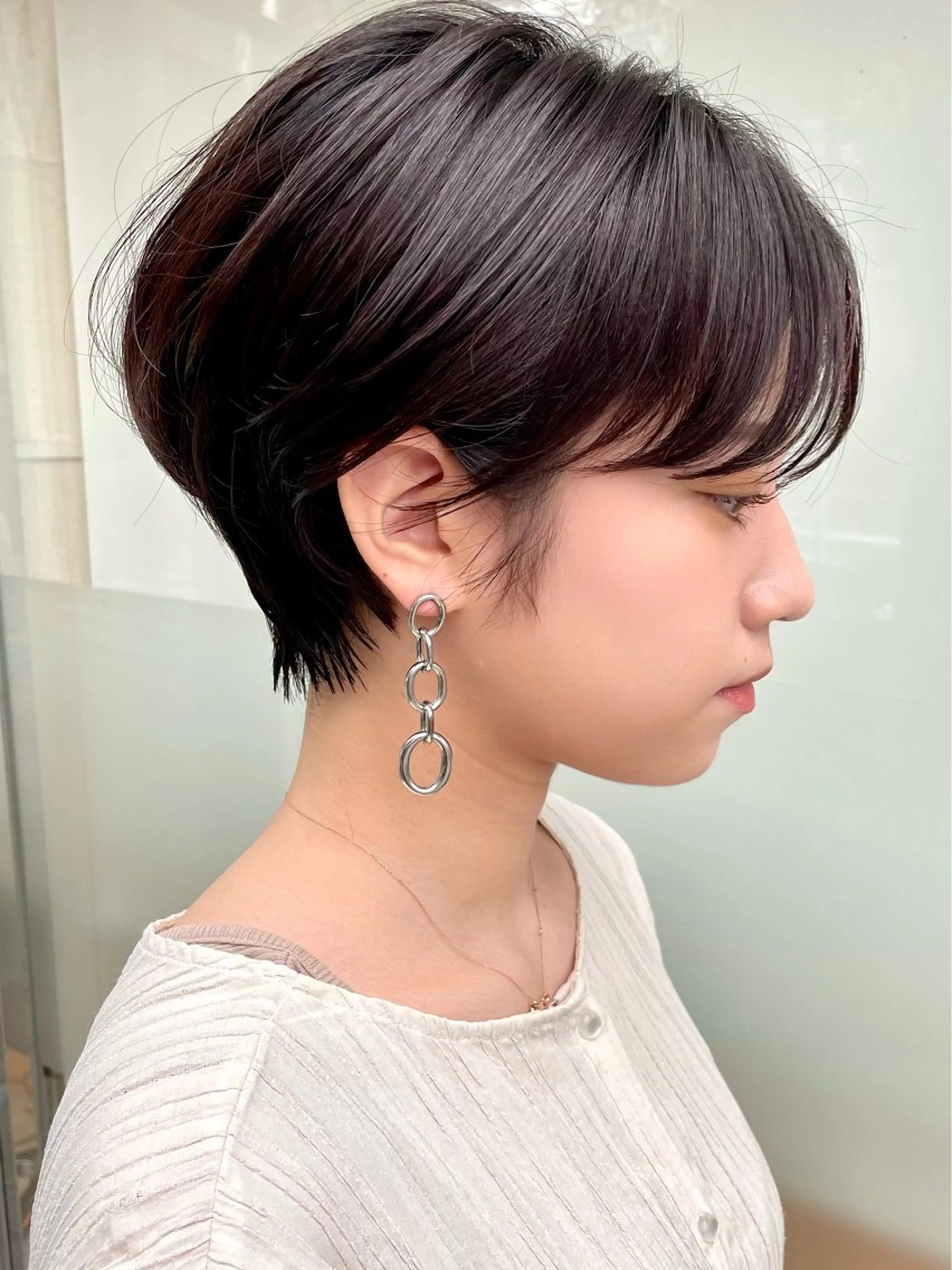 ショート ショートボブ 丸みショート ボブ ショートヘア カット トリートメント ショートボブ/ ショート/しんやのヘアスタイル