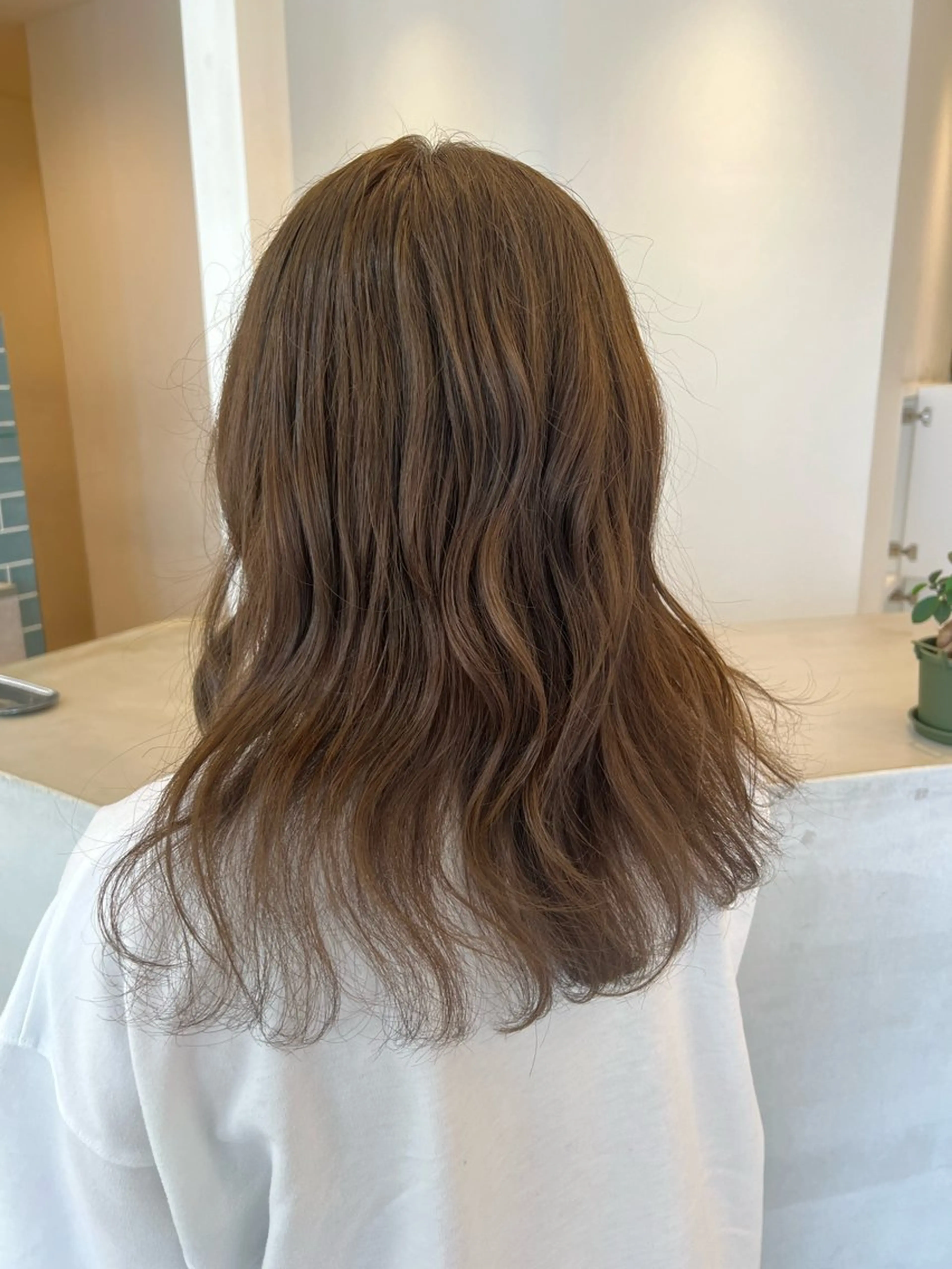ブリーチなしダブルカラーの写真