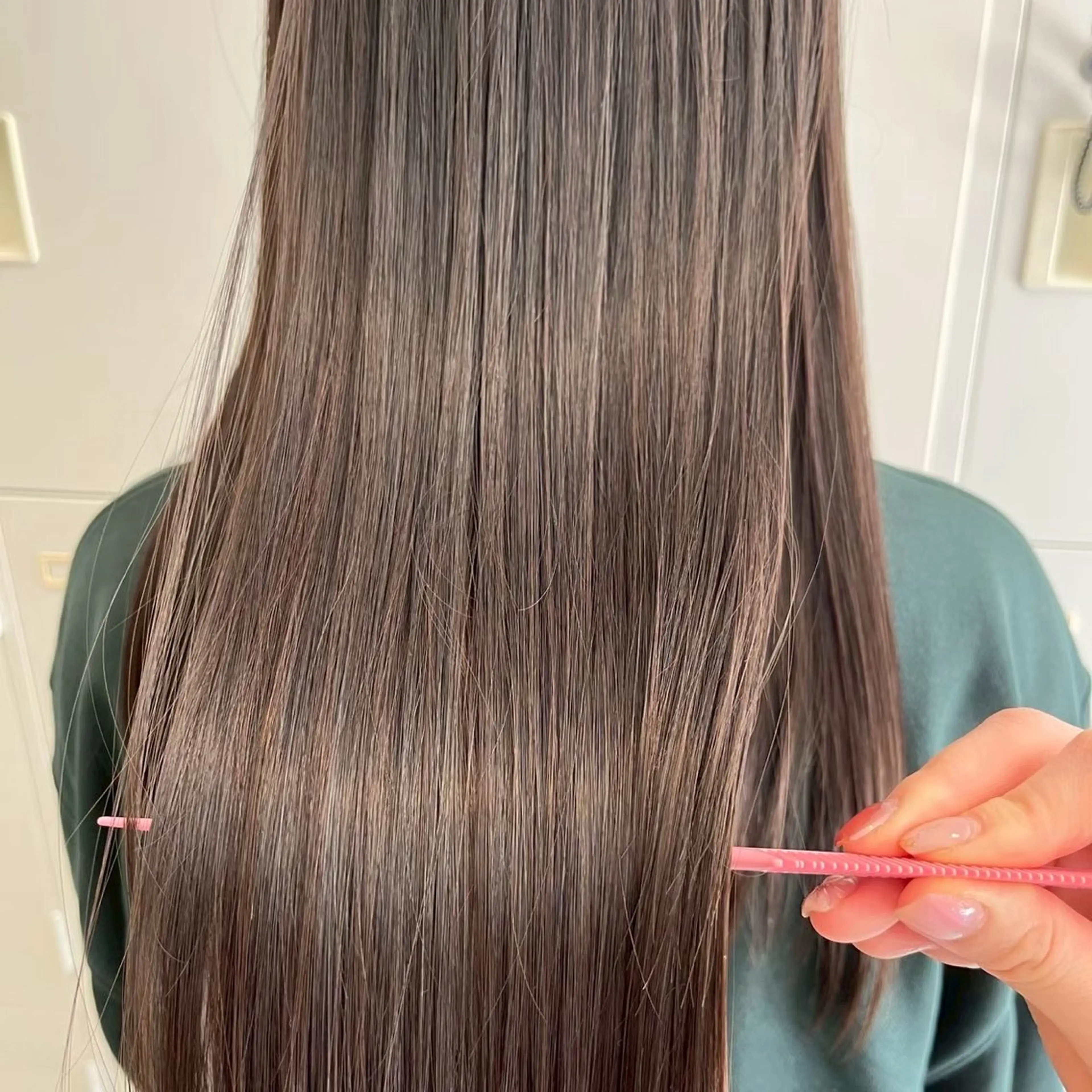 ロング 髪質改善 縮毛矯正 トリートメント 髙木　樹 縮毛矯正/髪質改善のヘアスタイル