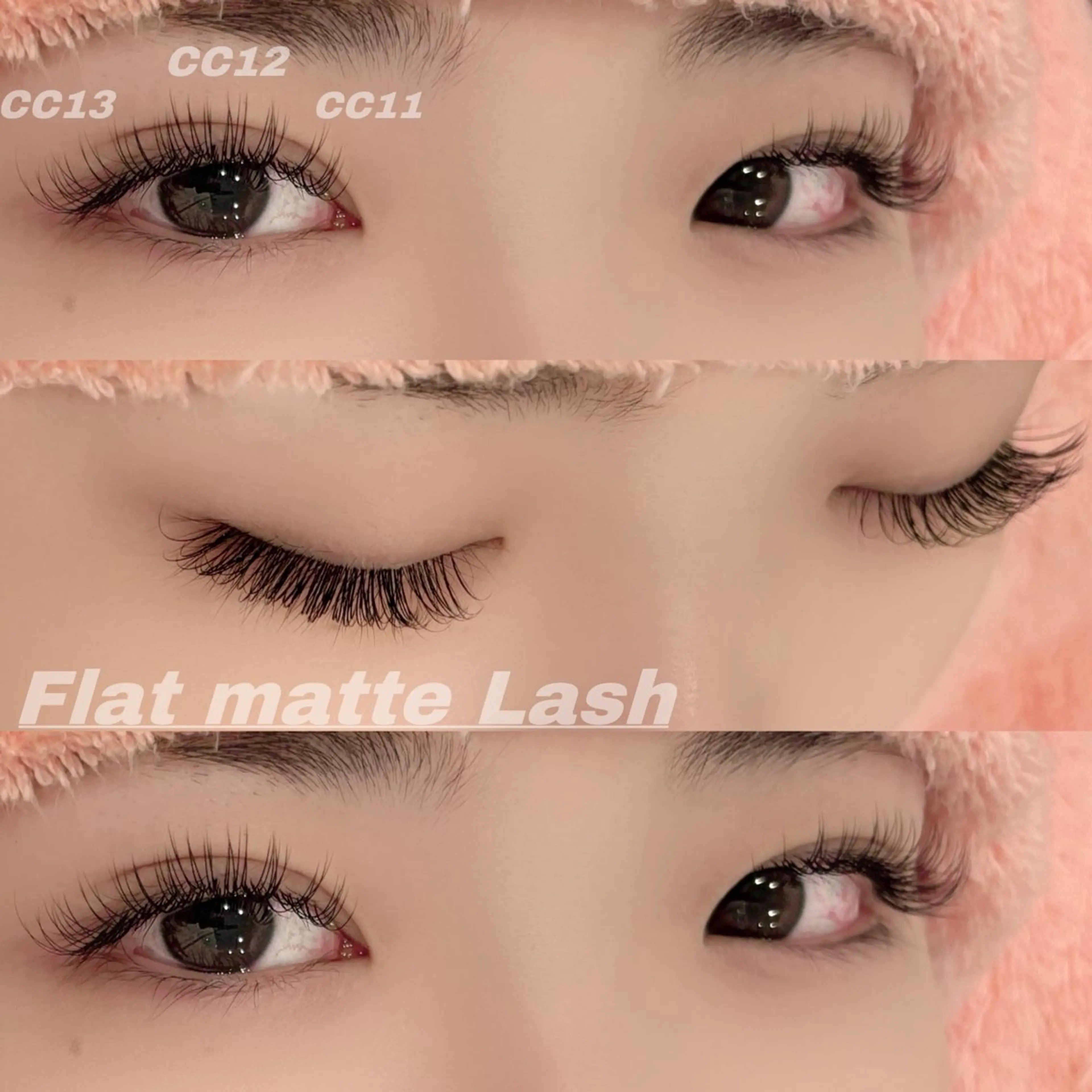 マツエク・マツパ CCカール Cカール フラットラッシュ 目尻長め Eye ELSA lash栄店 長沼の眉毛・アイブロウイメージ