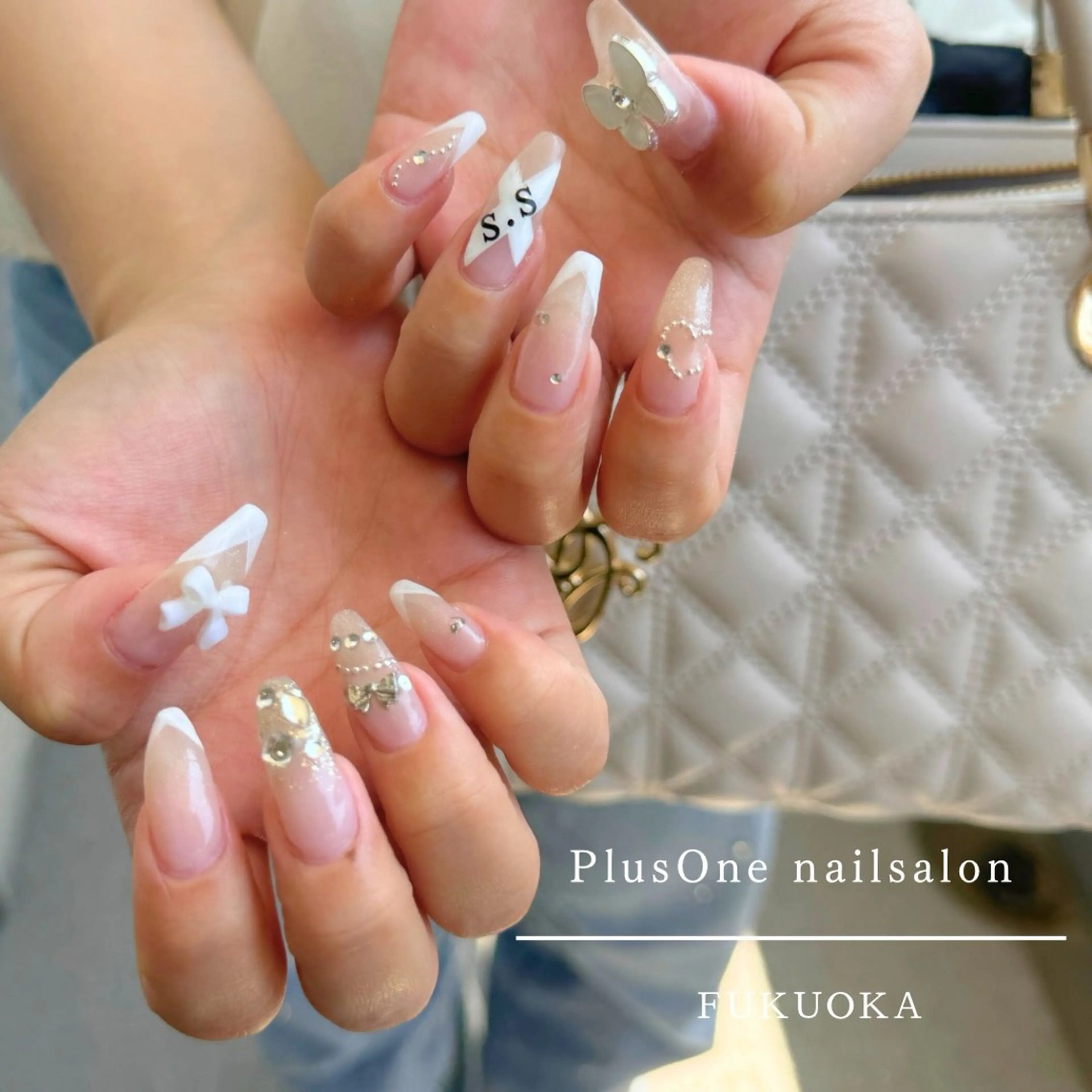 ネイル ワンホンネイル ハンドネイル PlusOnenailsalon所属・粕屋ネイル＆耳つぼ 🫧Natsumiのネイルデザイン