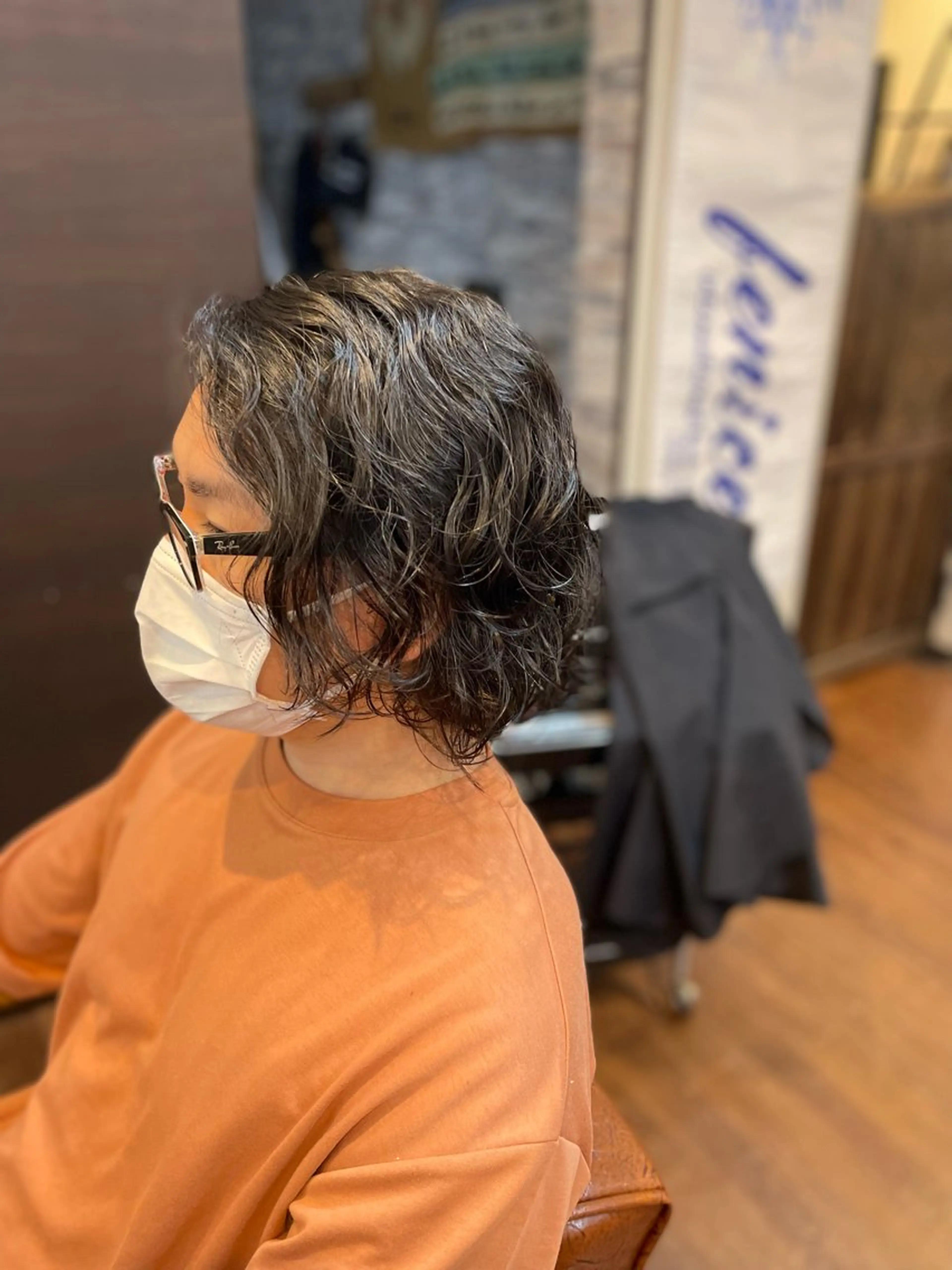 パーマ メンズ ✨縮毛矯正メニュー 追加 中山大輔✨のヘアスタイル