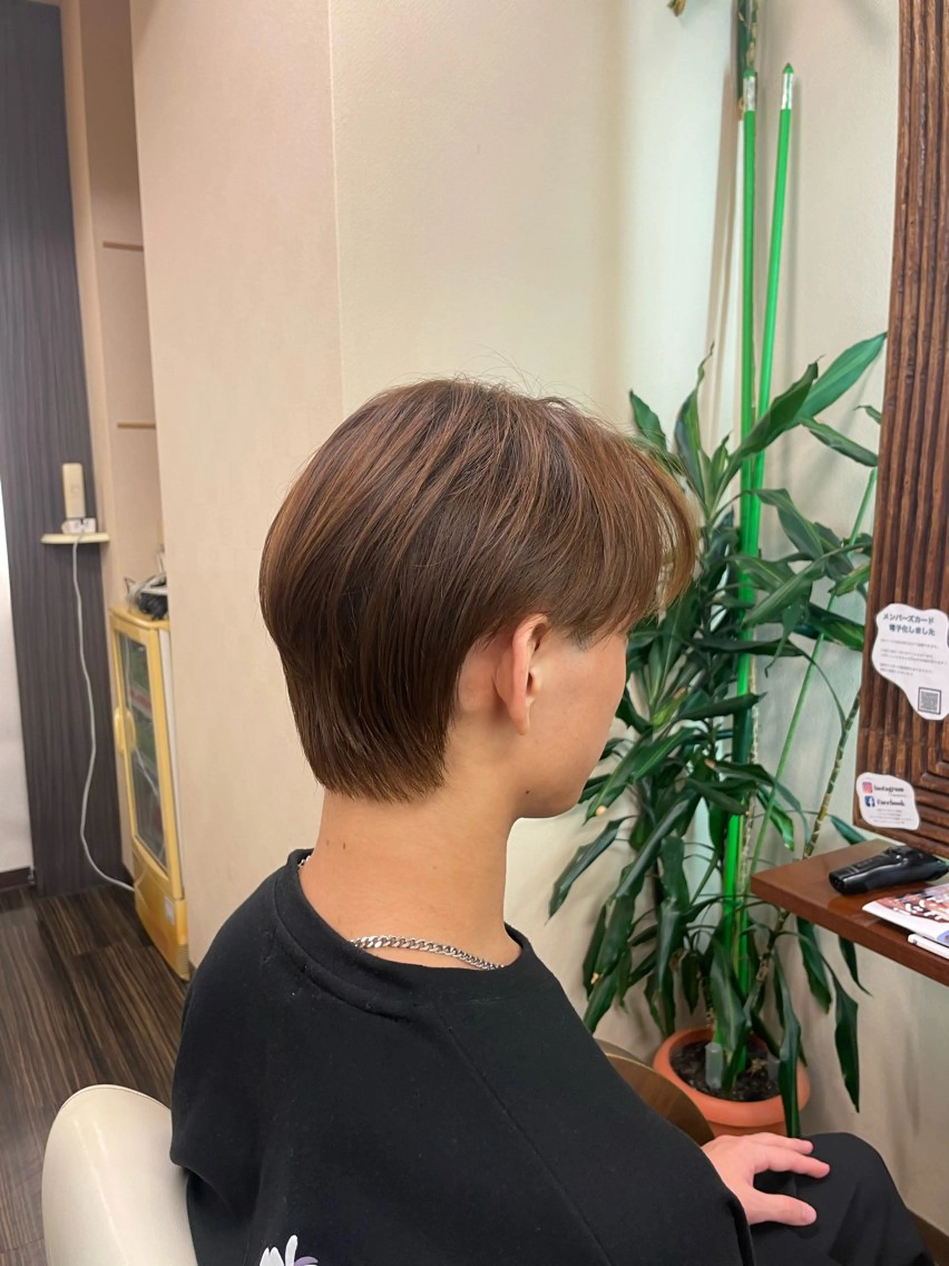 ショート メンズ 刈り上げ カット トリートメント 高取 大将のヘアスタイル