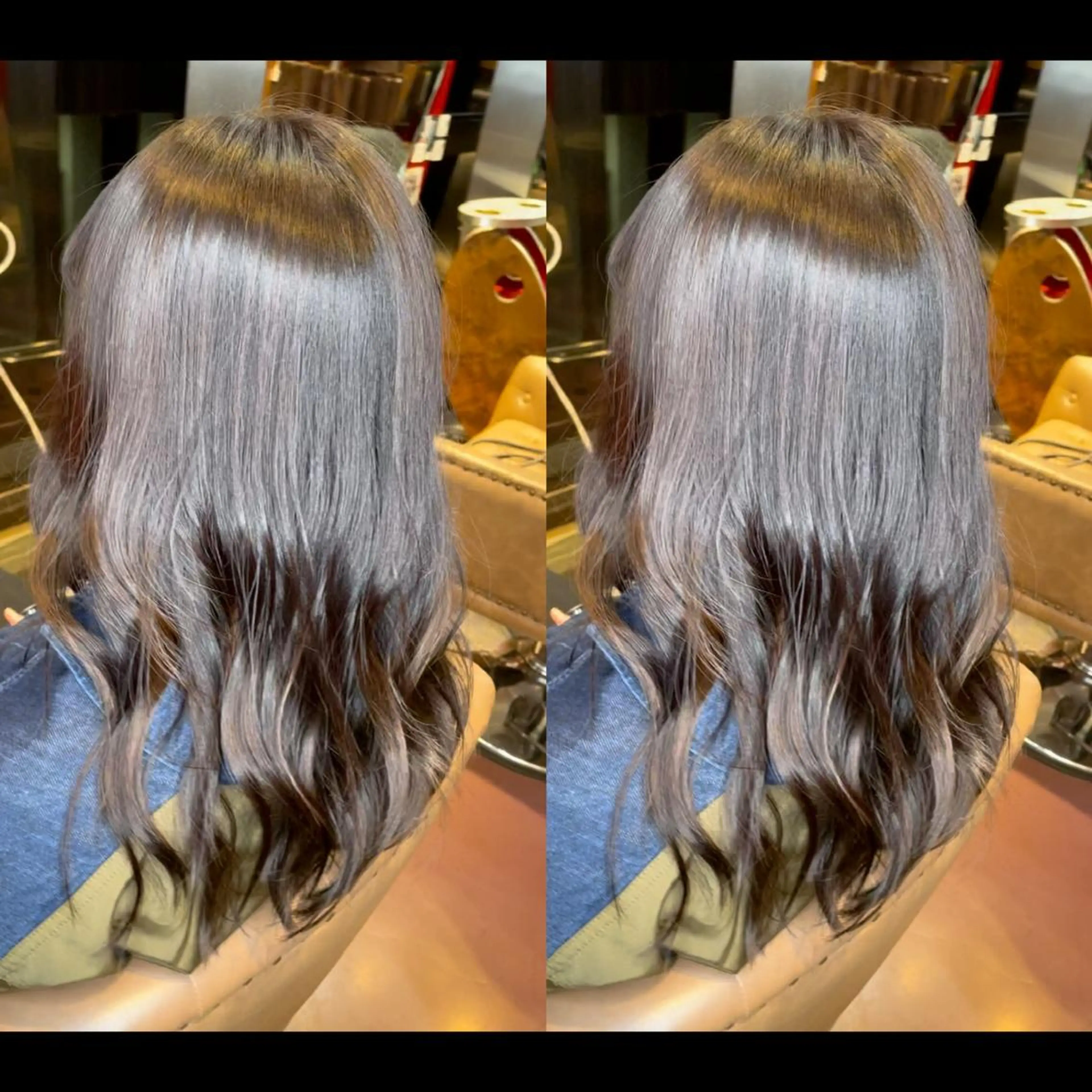 セミロング カラー ブラウンカラー トリートメント 👑派手髪/カット 👑ANRYのヘアスタイル