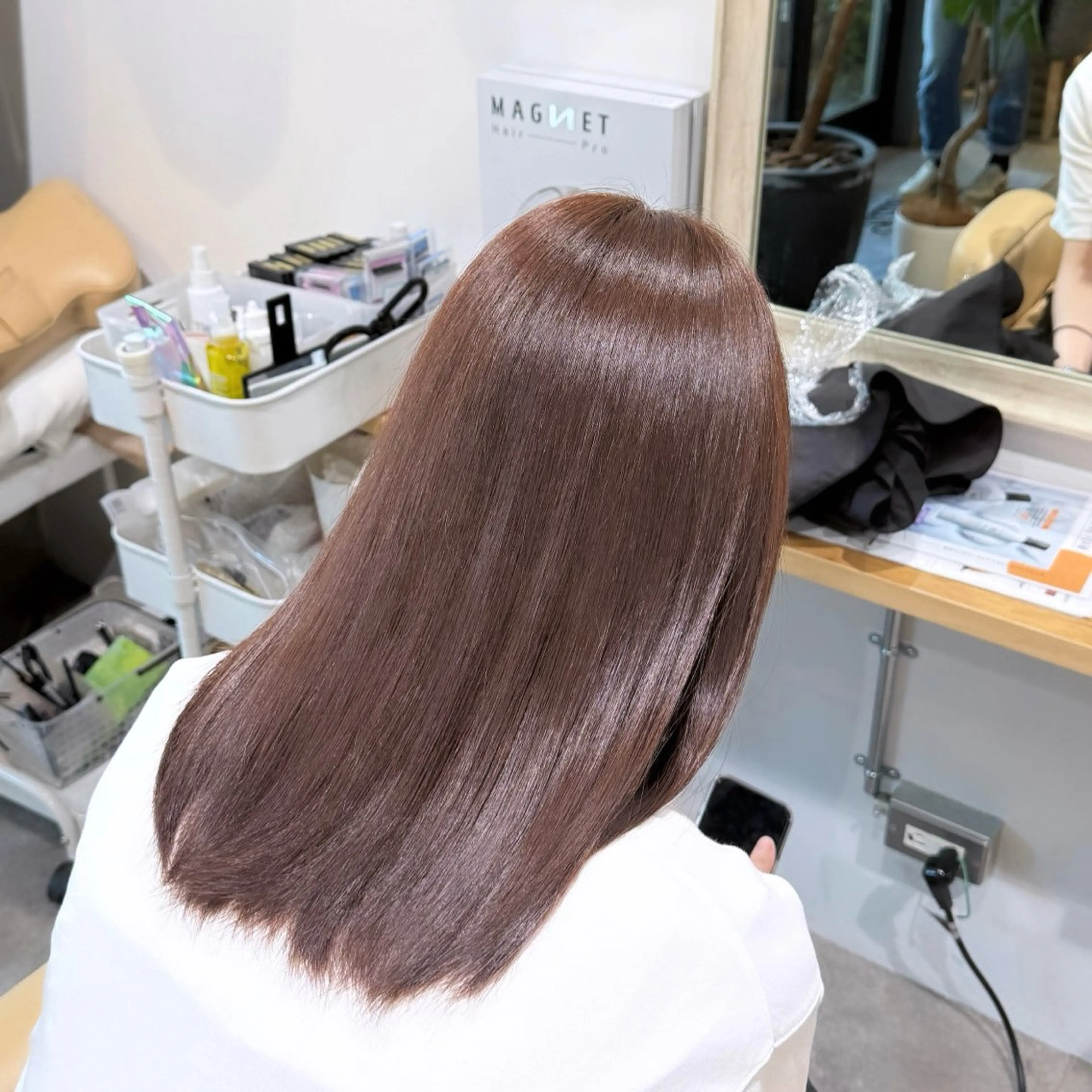 ロング カラー ヘアカラー 暖色艶カラー/ ハイトーン🪽美咲のヘアスタイル