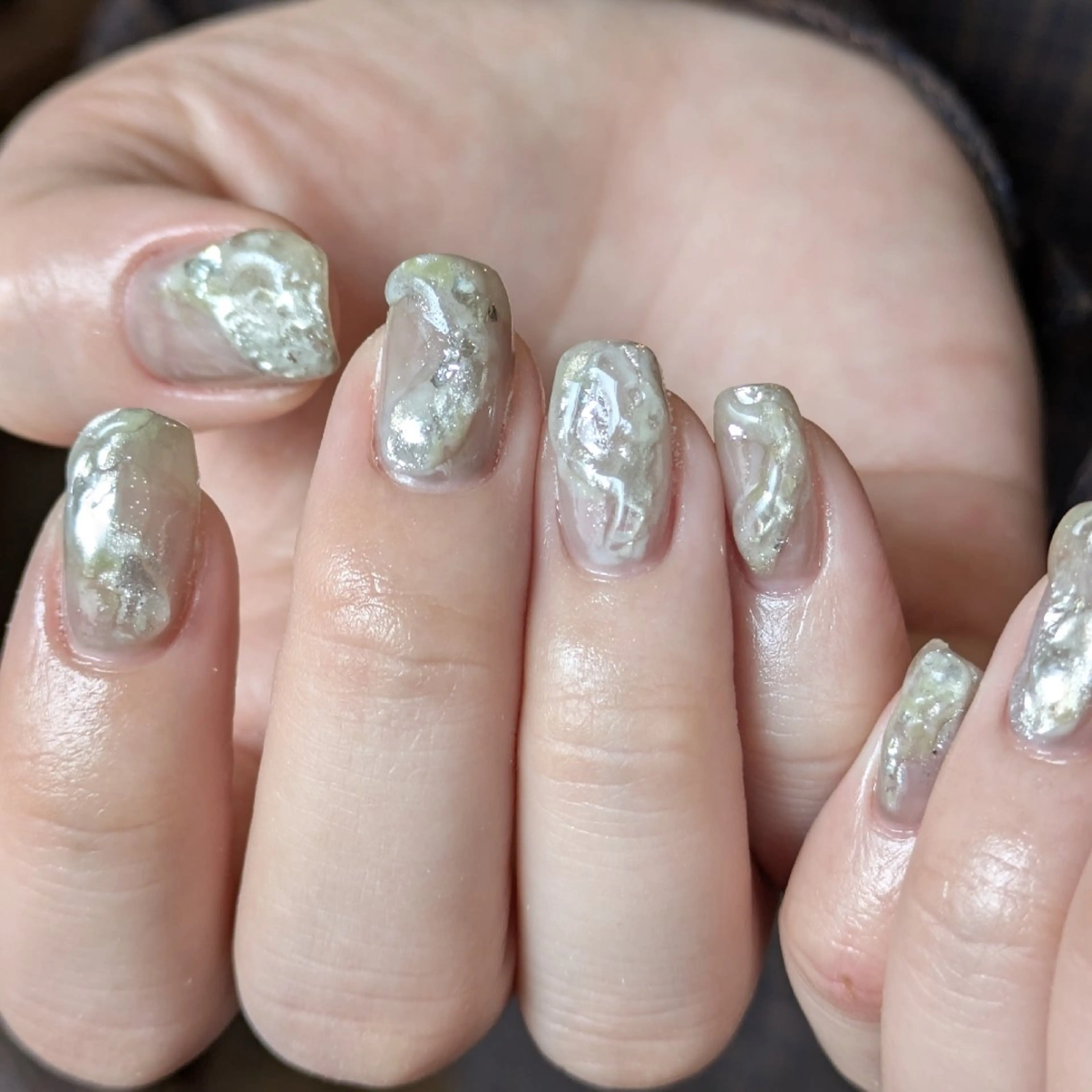 ネイル 持ち込み ニュアンスネイル 【新宿三丁目】AMIのネイルデザイン