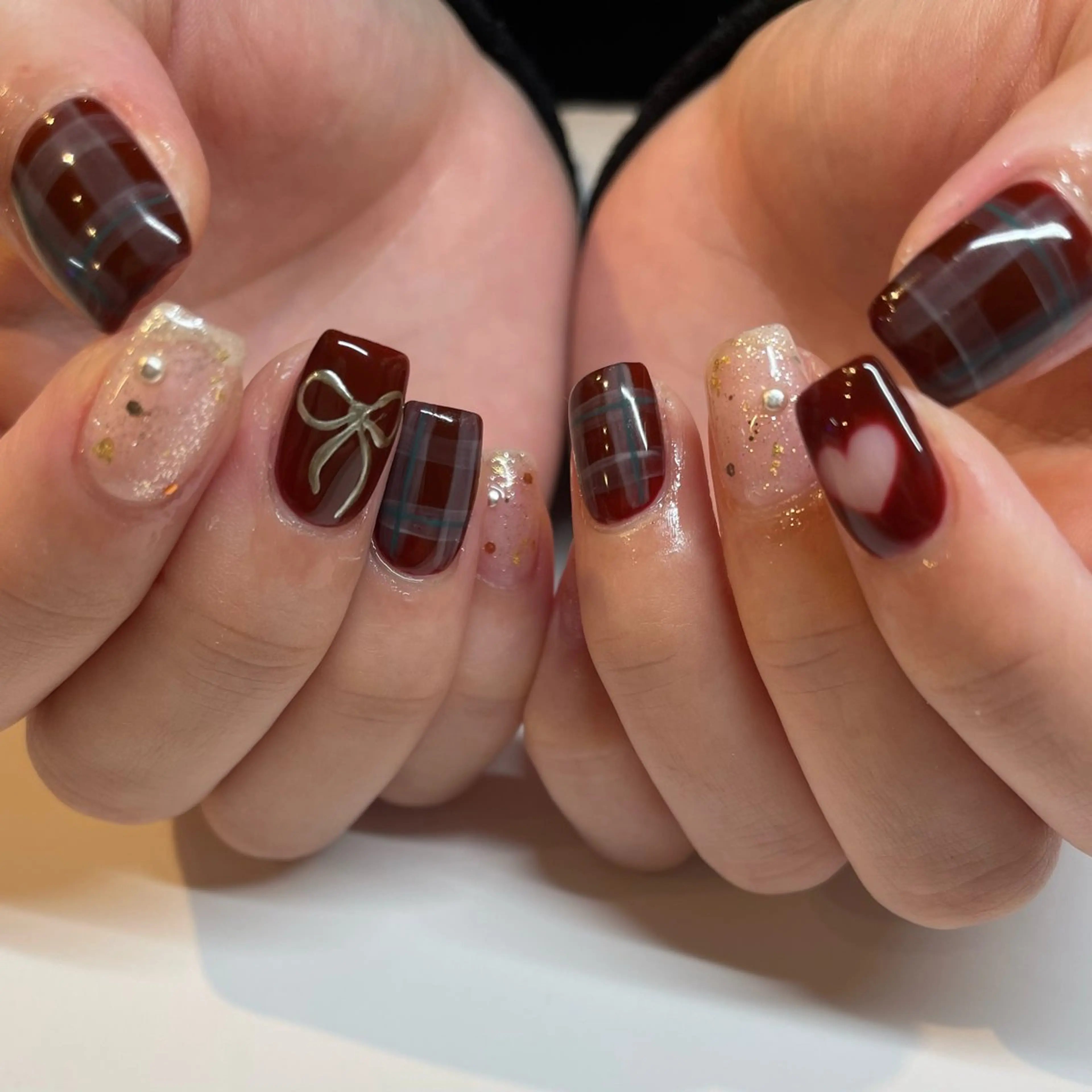 ネイル 冬ネイル クリスマス Manon Yuiのネイルデザイン