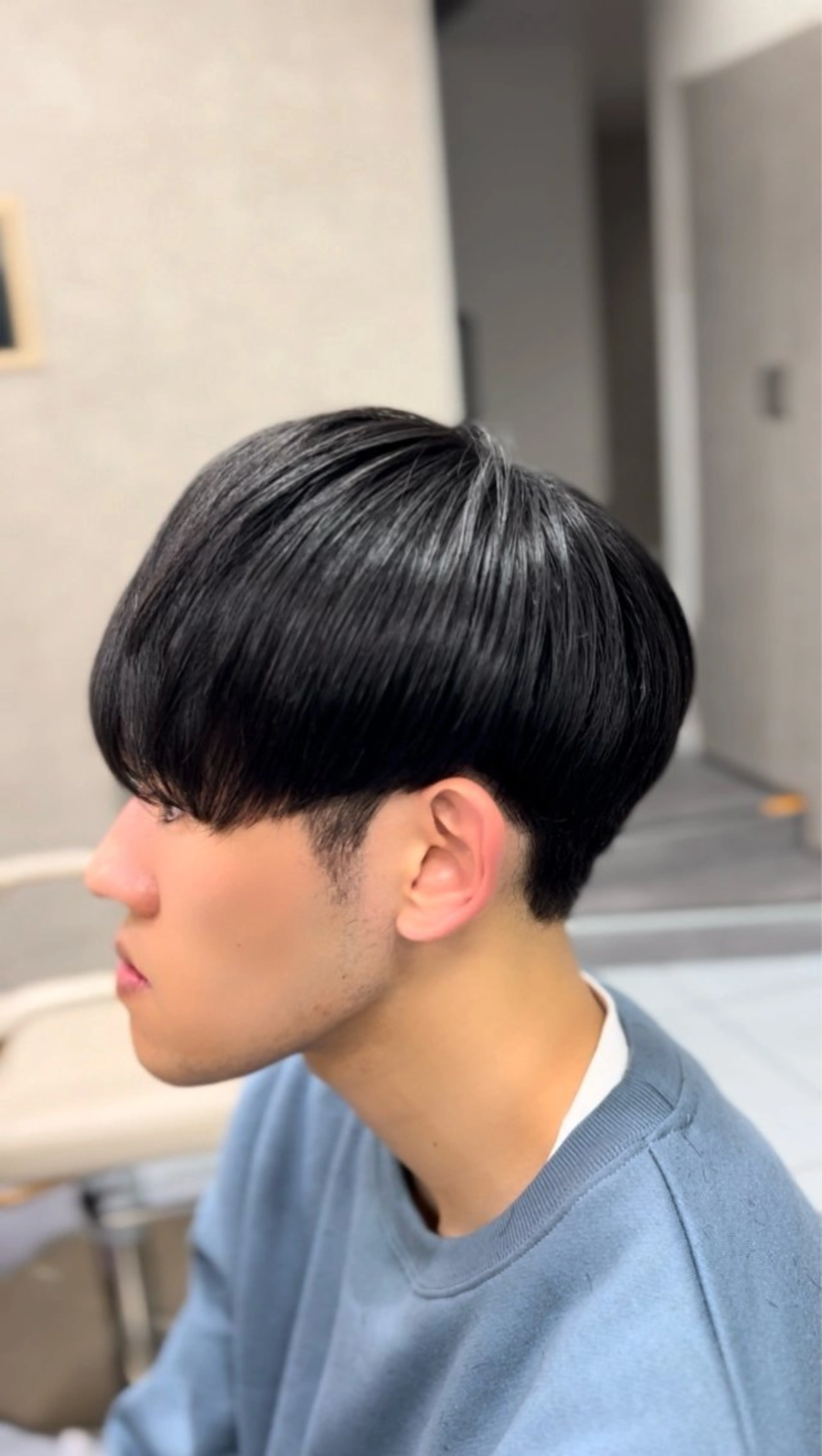 ショート パーマ メンズ センターパート メンズ韓国風 マッシュ 韓国風ヘア 縮毛矯正 カット 縮毛矯正 トリートメント 🔮メンズ縮毛矯正 毛流れパーマ💎竹永のヘアスタイル