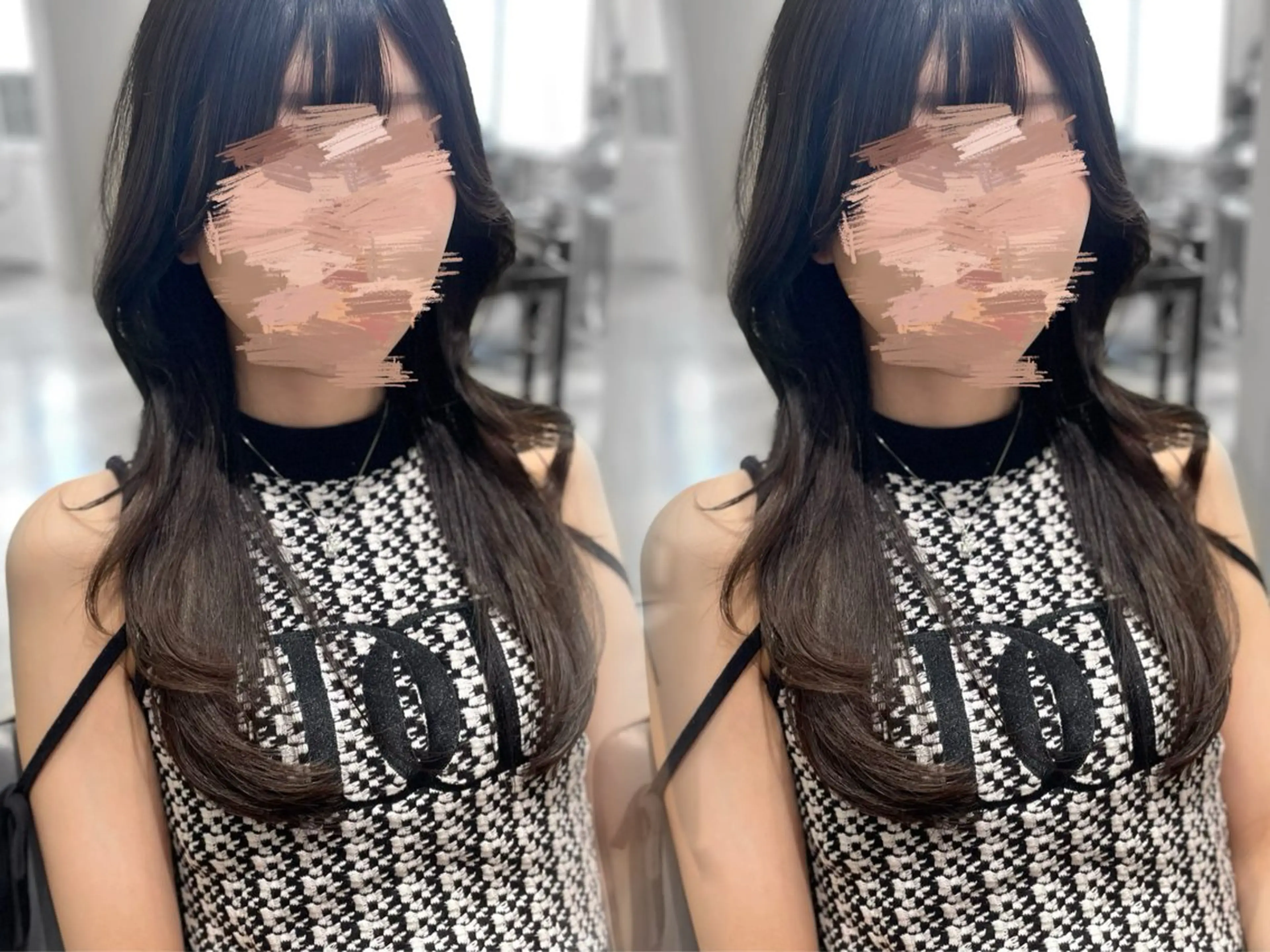 ロング カット トリートメント 韓国♡髪質改善♡新宿 駅近🌝erinaのヘアスタイル