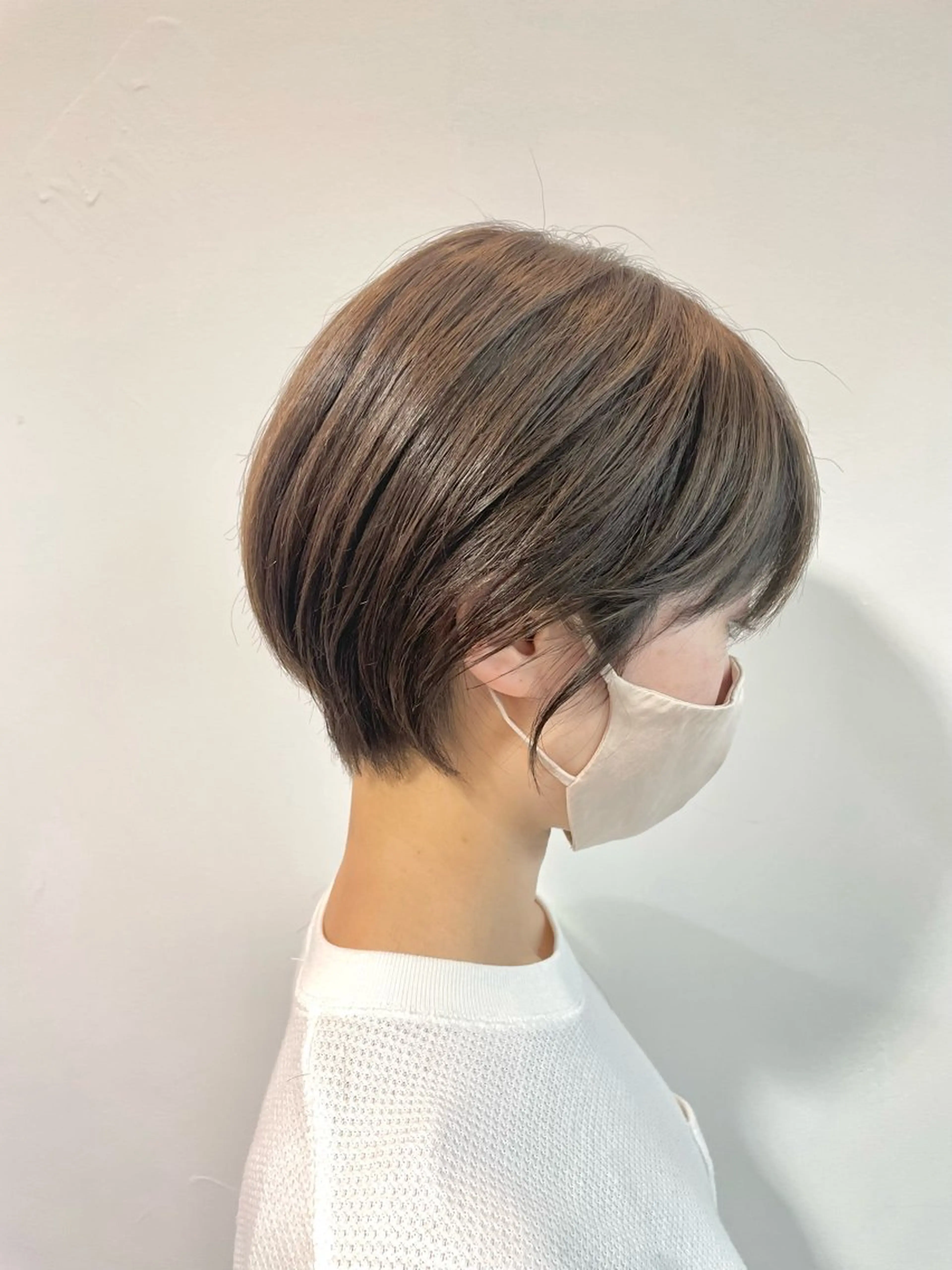 ショート カラー カット ヘアカラー ショート ボブ✂︎ 髙梨  遥のヘアスタイル