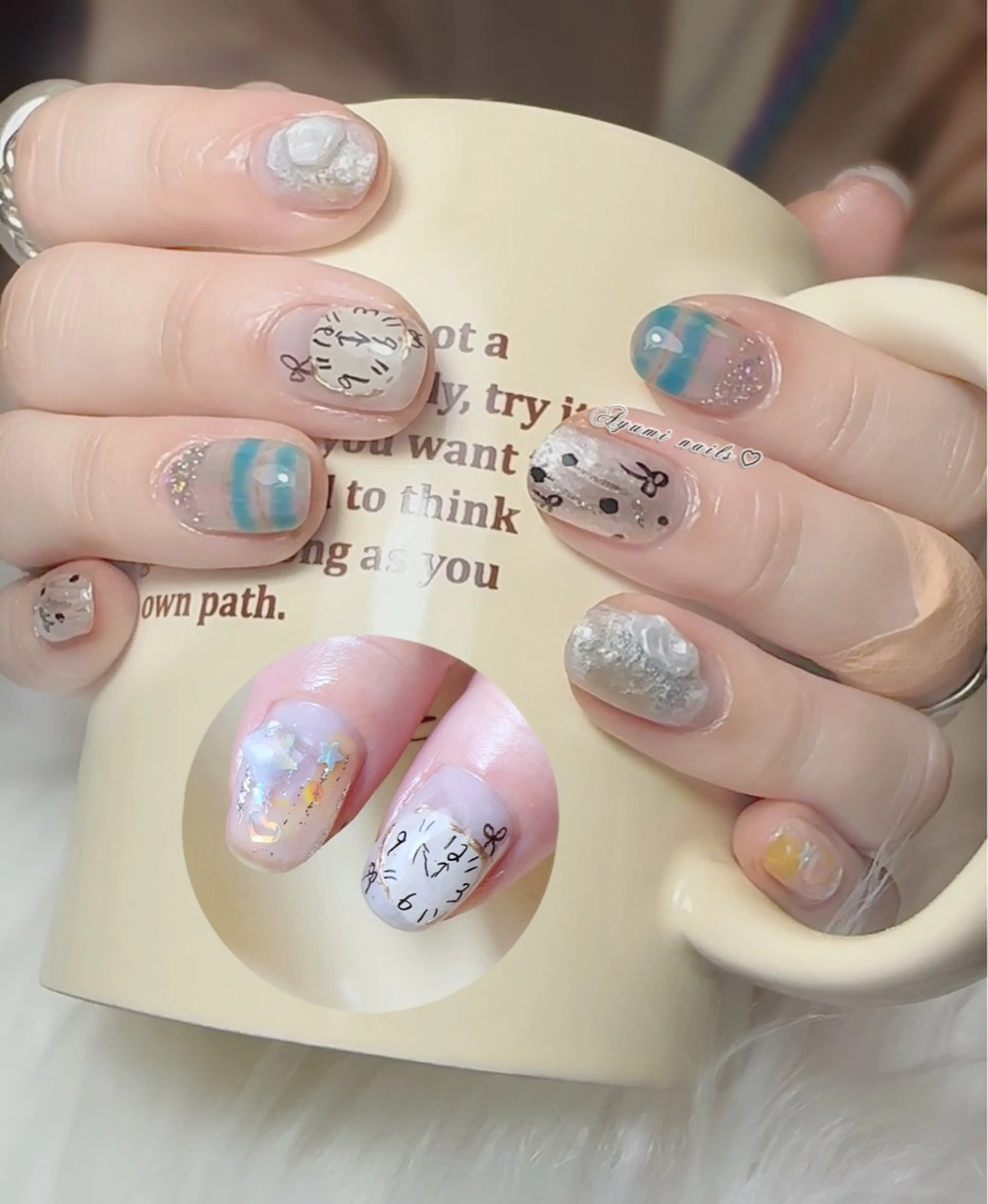 ネイル ハンドネイル YUMI ニュアンスnailsのネイルデザイン
