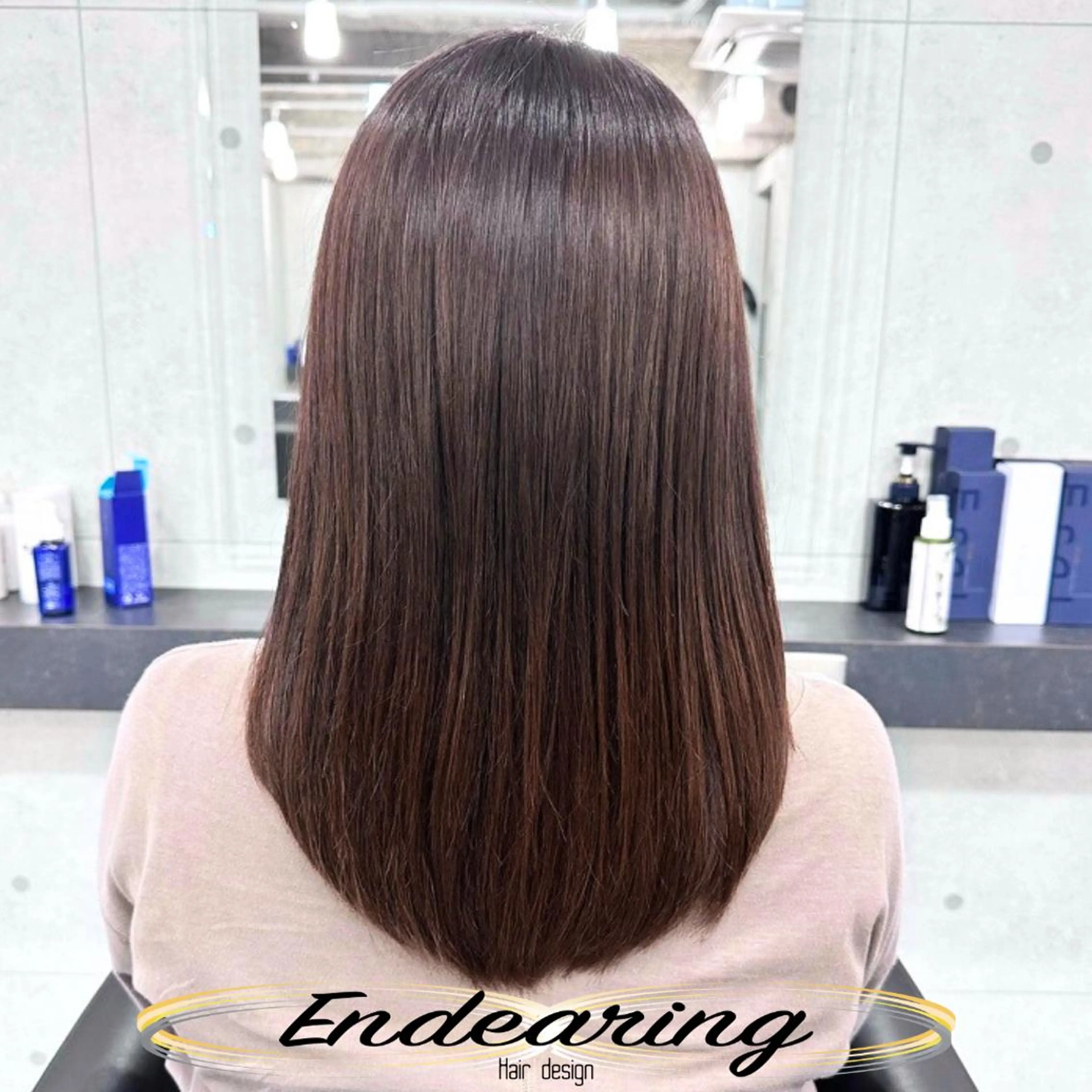 カラー ブラウンカラー 透明感カラー カット ヘアカラー Endearing 銀座/YOKOのヘアスタイル