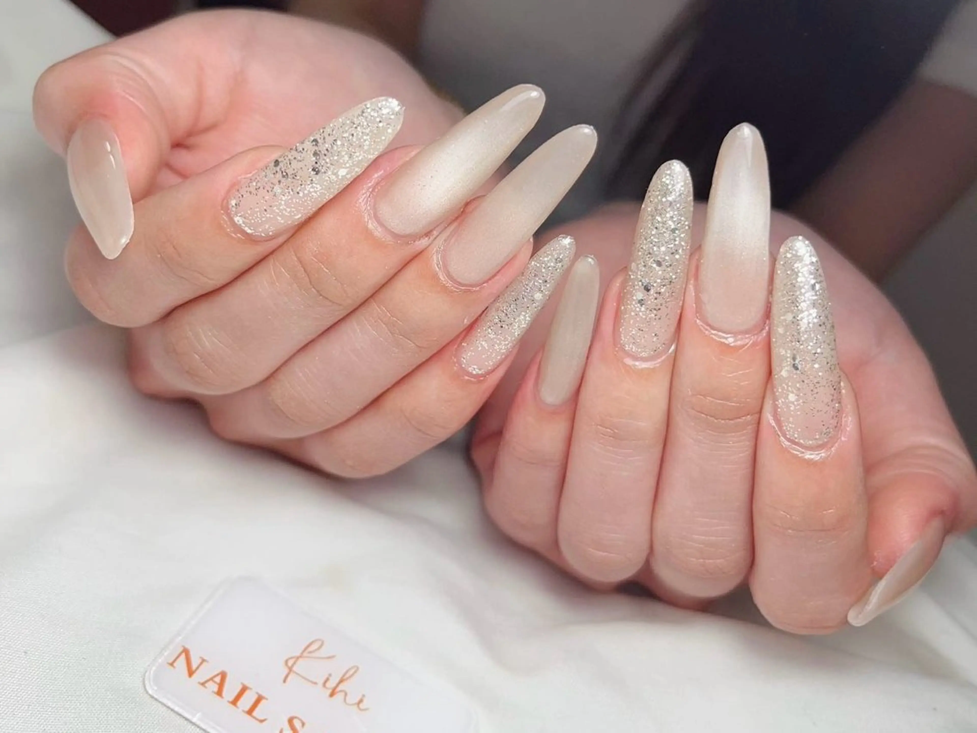 ネイル アートネイル フレンチネイル ジェルネイル グラデーション 韓国ネイル ハンドネイル Nail Salon Kihi さくらのネイルデザイン