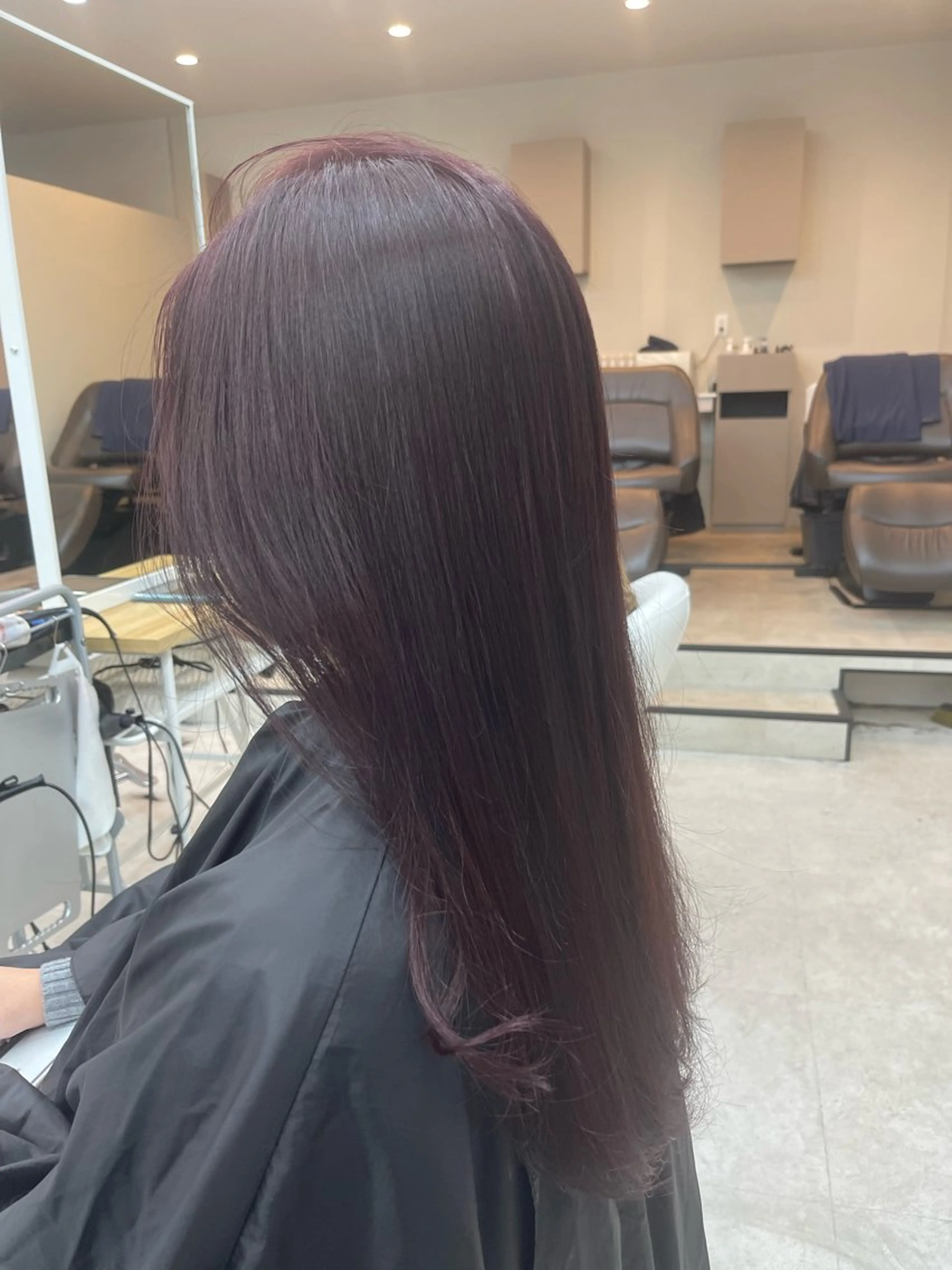 ミディアム ピンクブラウン 髪質改善 ヘアカラー 暖色系・透明感カラー 🎨TAKUMAのヘアスタイル